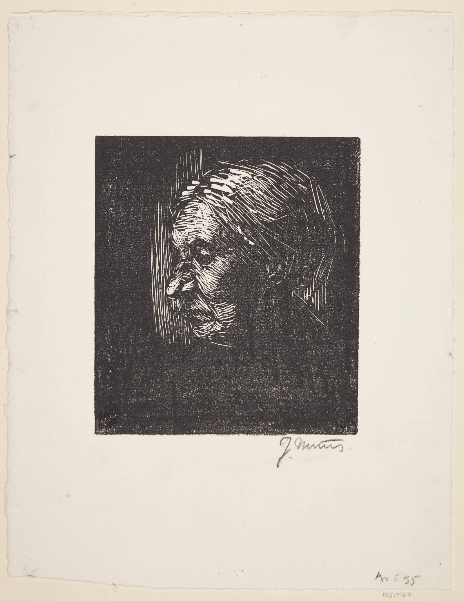 Kunstnerindens moder, Jane Muus, 1944