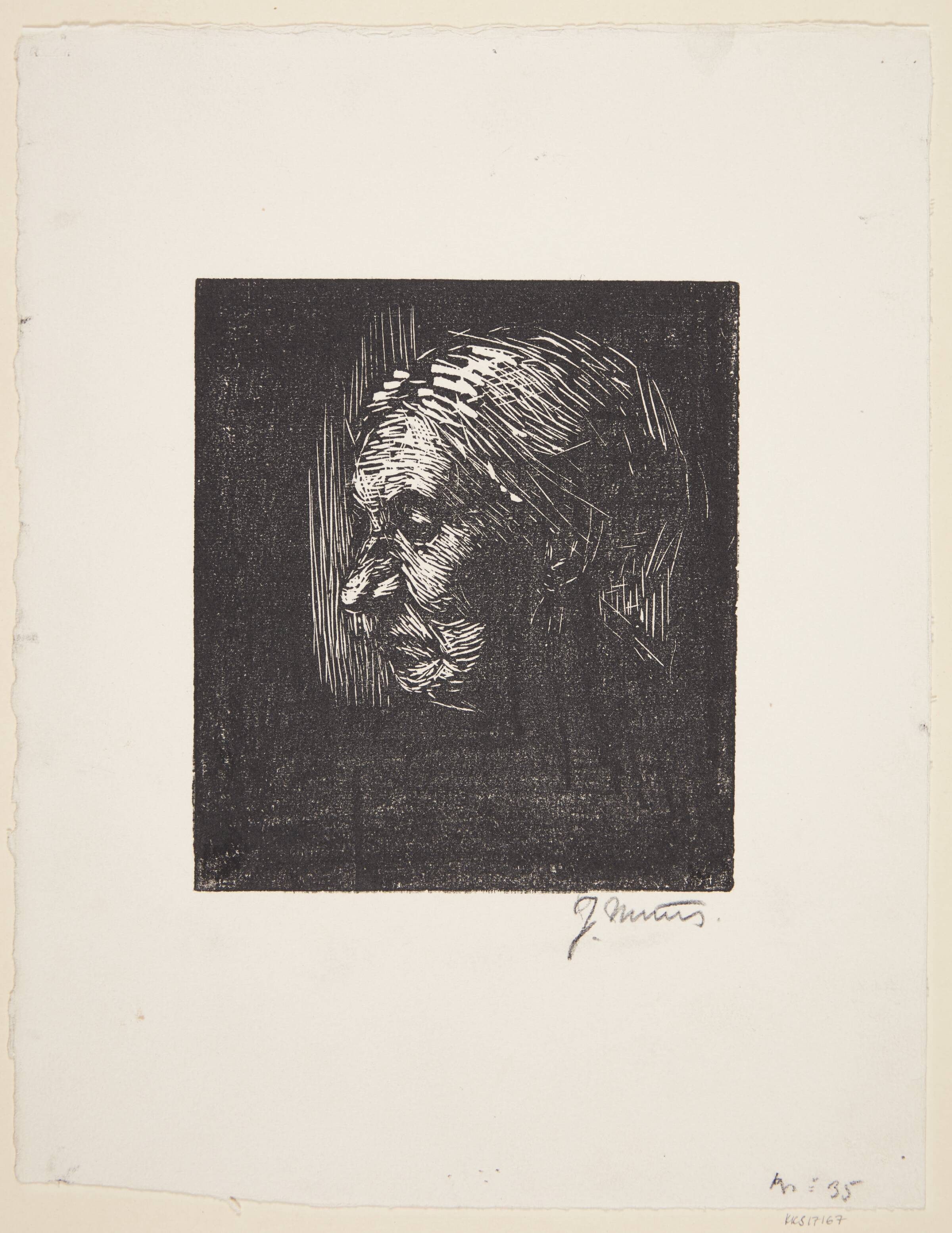 Kunstnerindens moder, Jane Muus, 1944