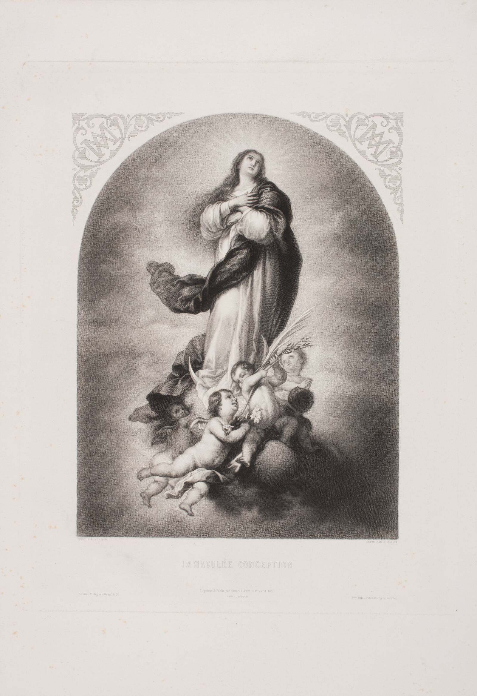 Immaculée conception, Joel Ballin, 1859