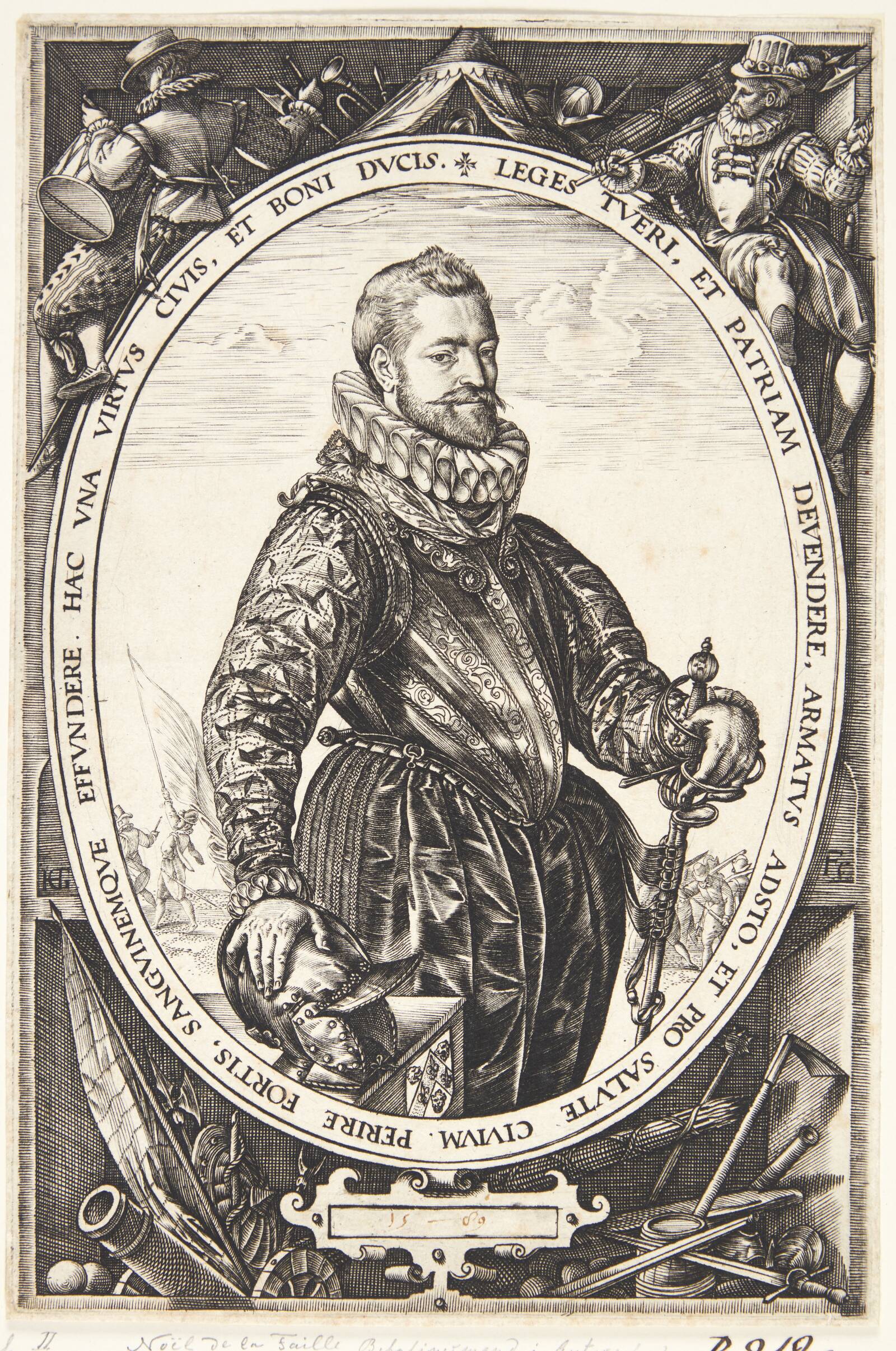 Jacques de la Faille, Hendrick Goltzius, 1580