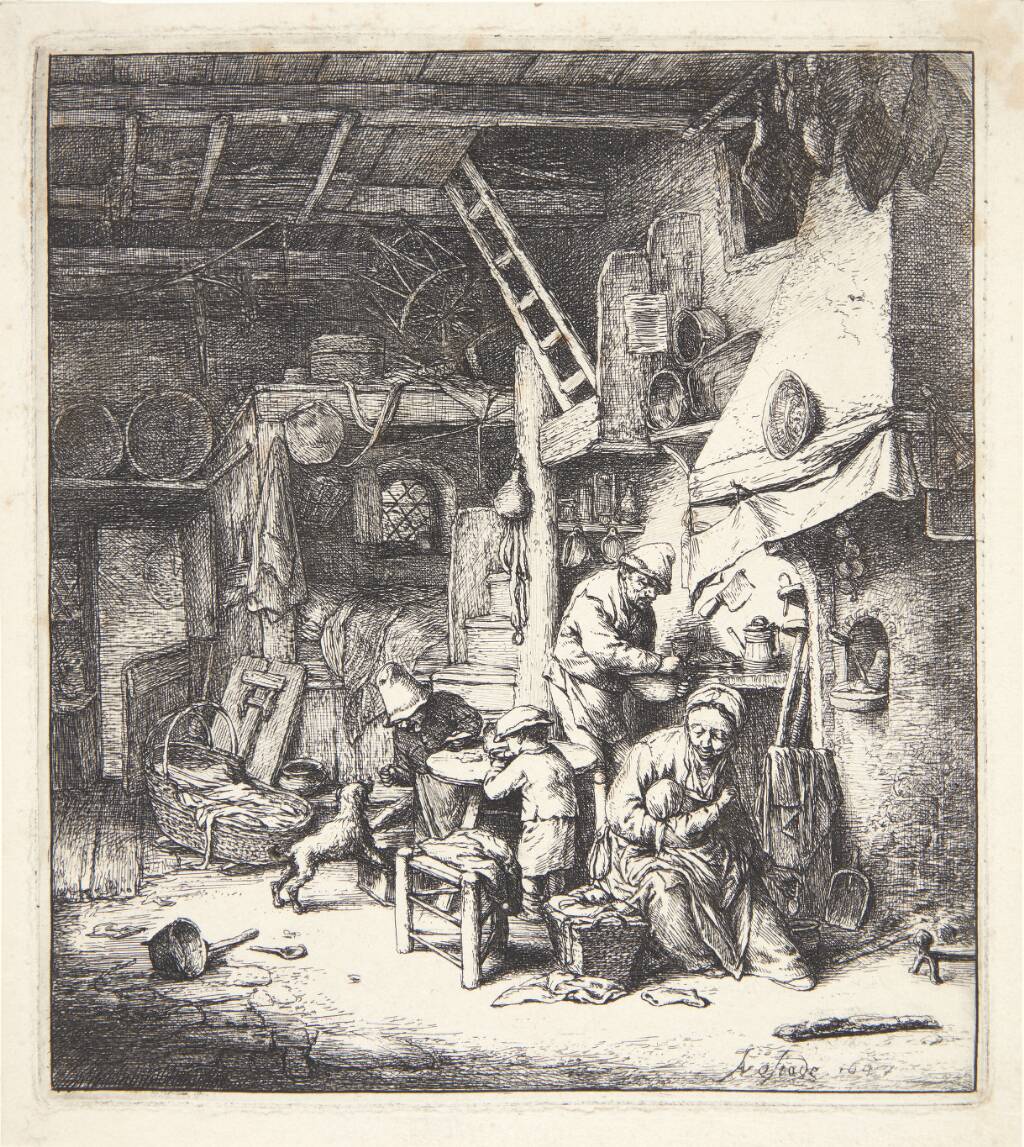 Familien, Adriaen van Ostade, 1647