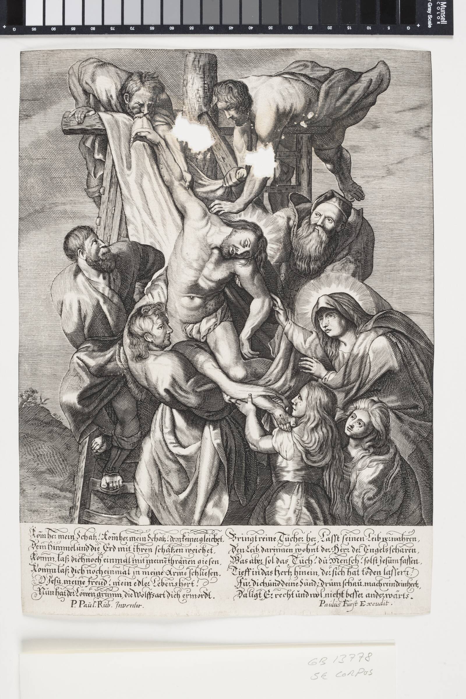 Korsnedtagelsen, Ubekendt, 1620-1665