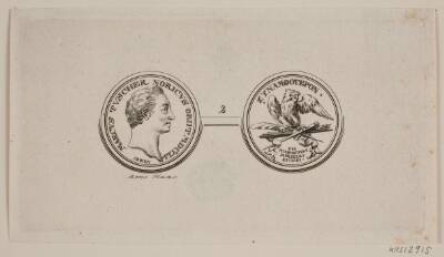 Medaille. Carl Marcus Tuscher