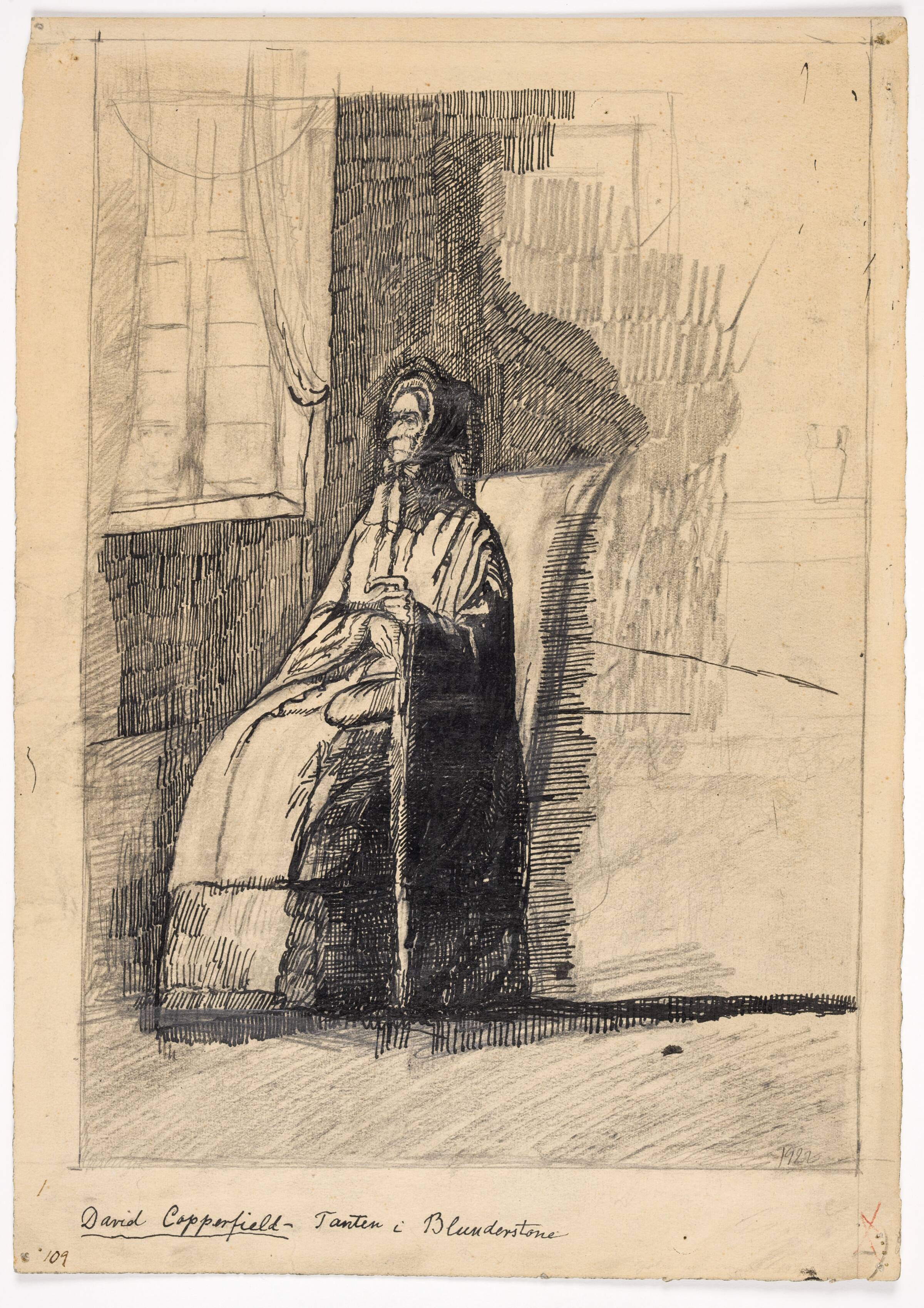 "Tanten i Blunderstone", Christian Kongstad Petersen, 1922