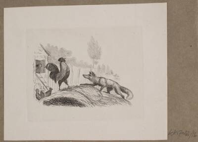 Illustration til O. Specter, "Fabler for Børn"