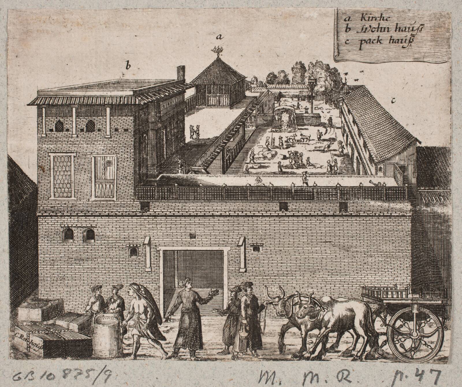 Orientalsk gårdanlæg, Christian Rothgiesser, 1668