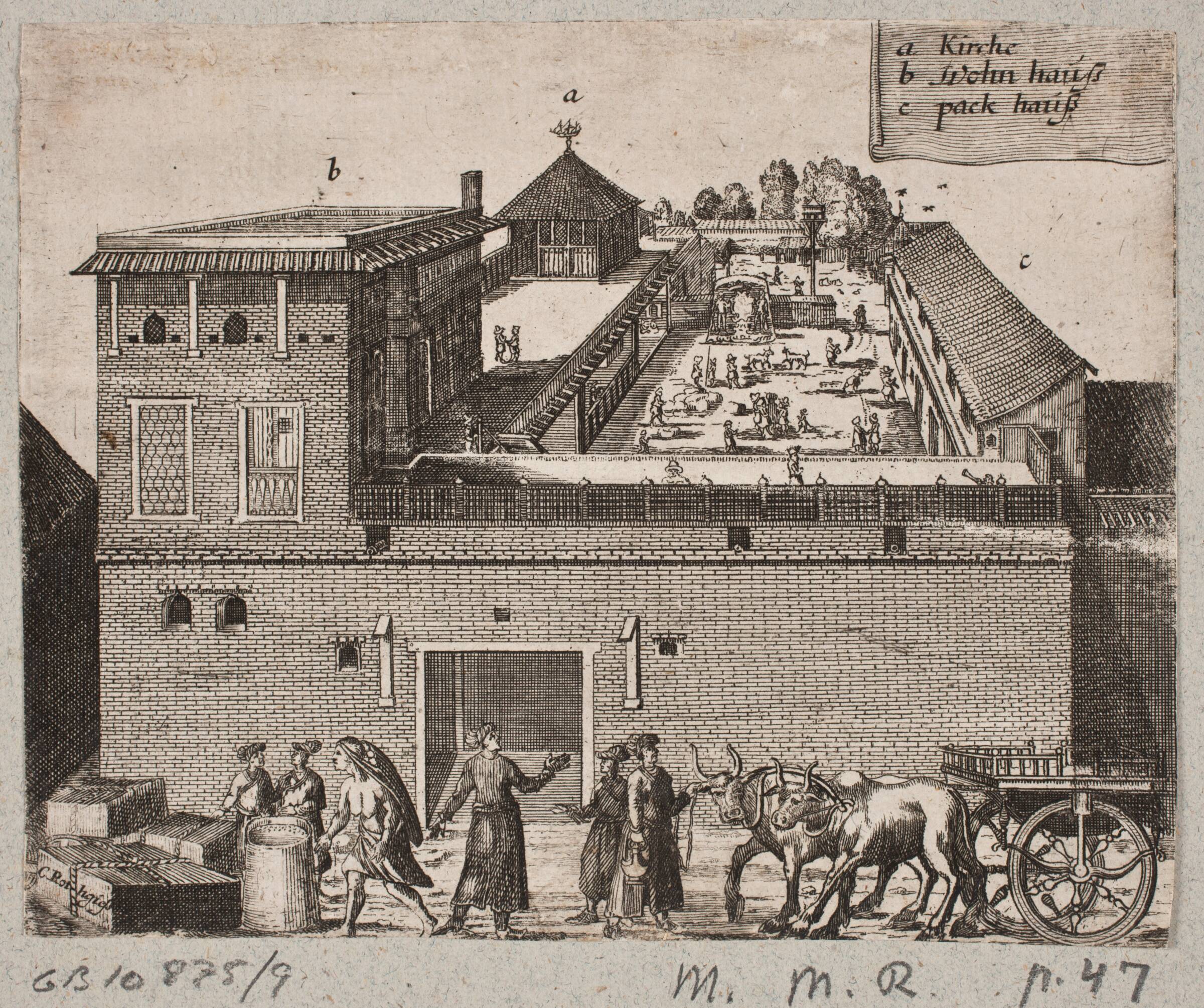Orientalsk gårdanlæg, Christian Rothgiesser, 1668