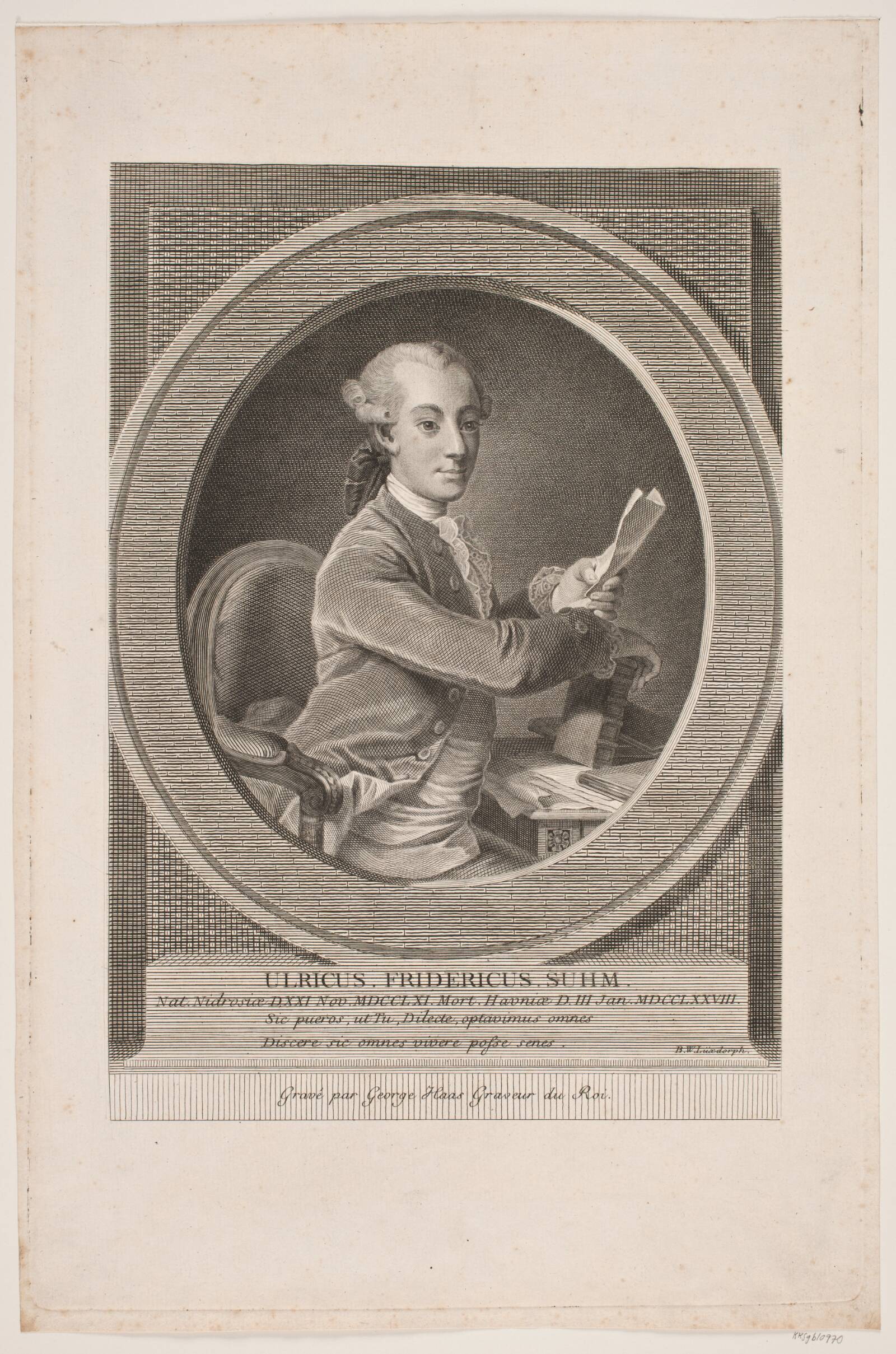 U. F. Suhm, Georg Haas, 1783-1816