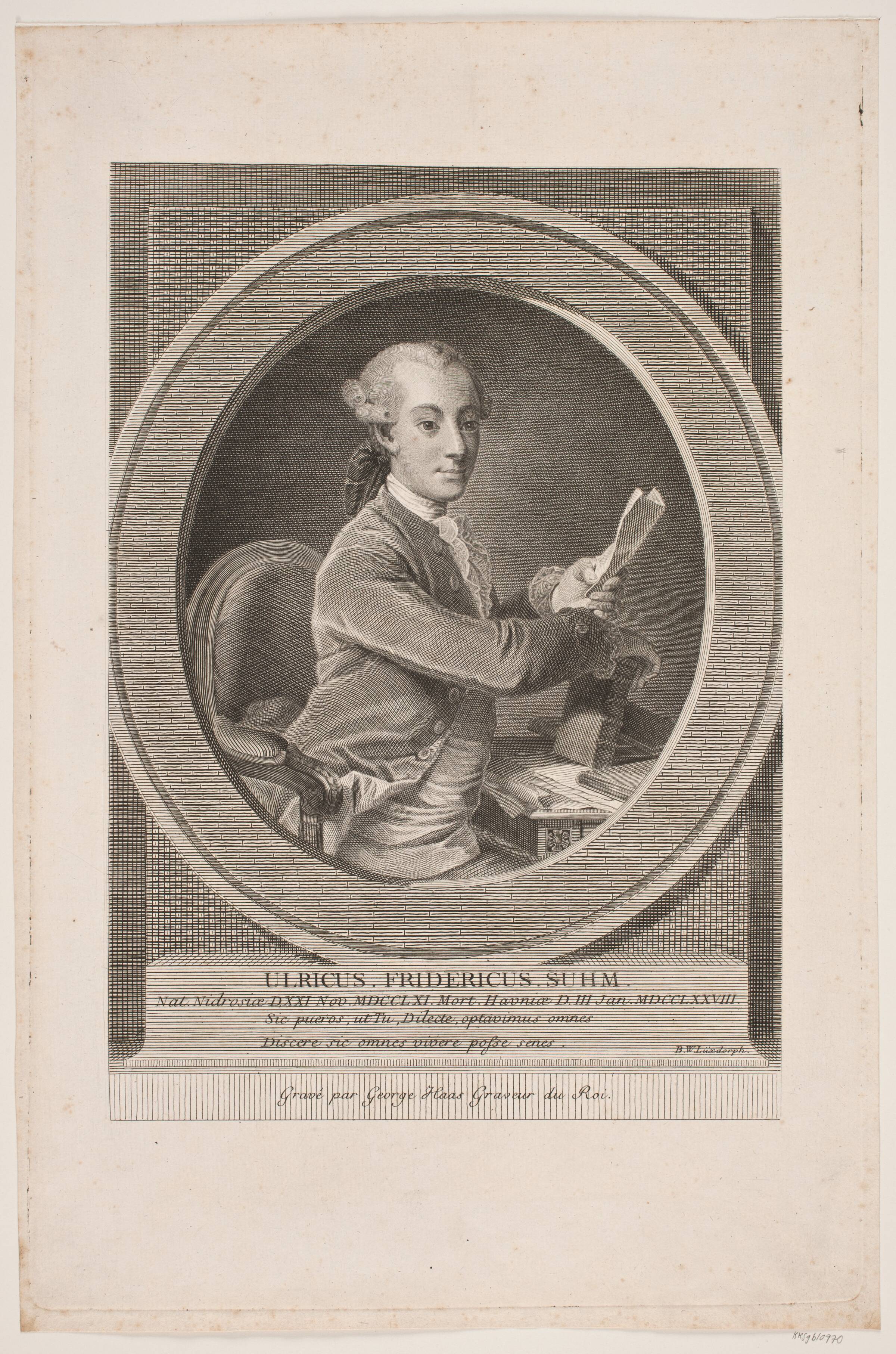 U. F. Suhm, Georg Haas, 1783-1816