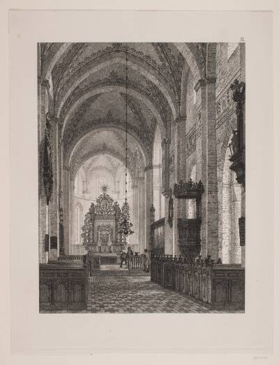 "Kongegravene i Ringsted Kirke". Planche II