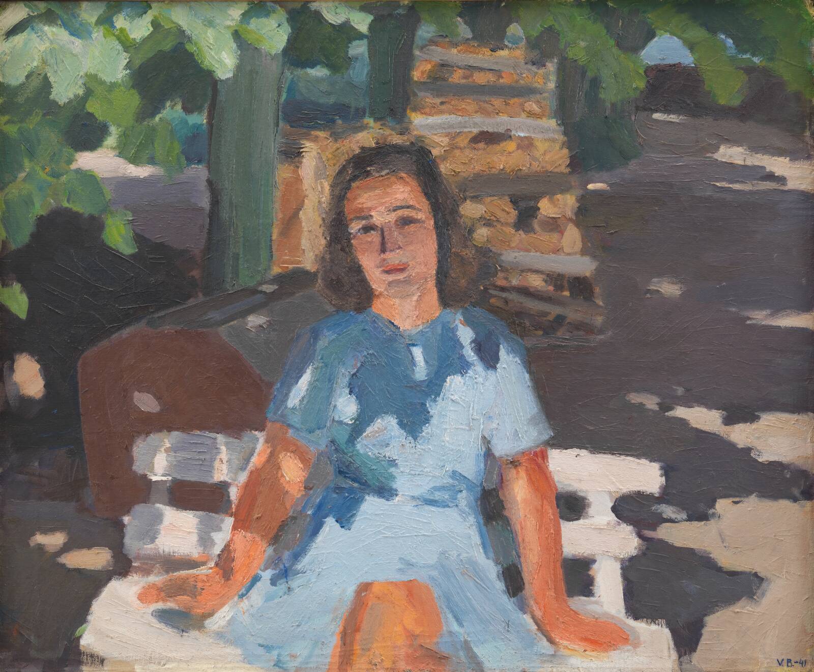 Pigen i haven, Victor Brockdorff, 1941