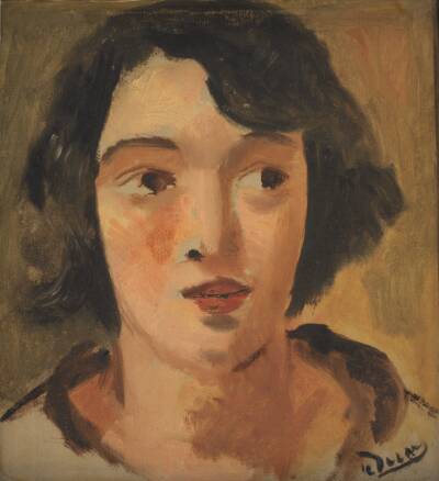 Tête de jeune femme