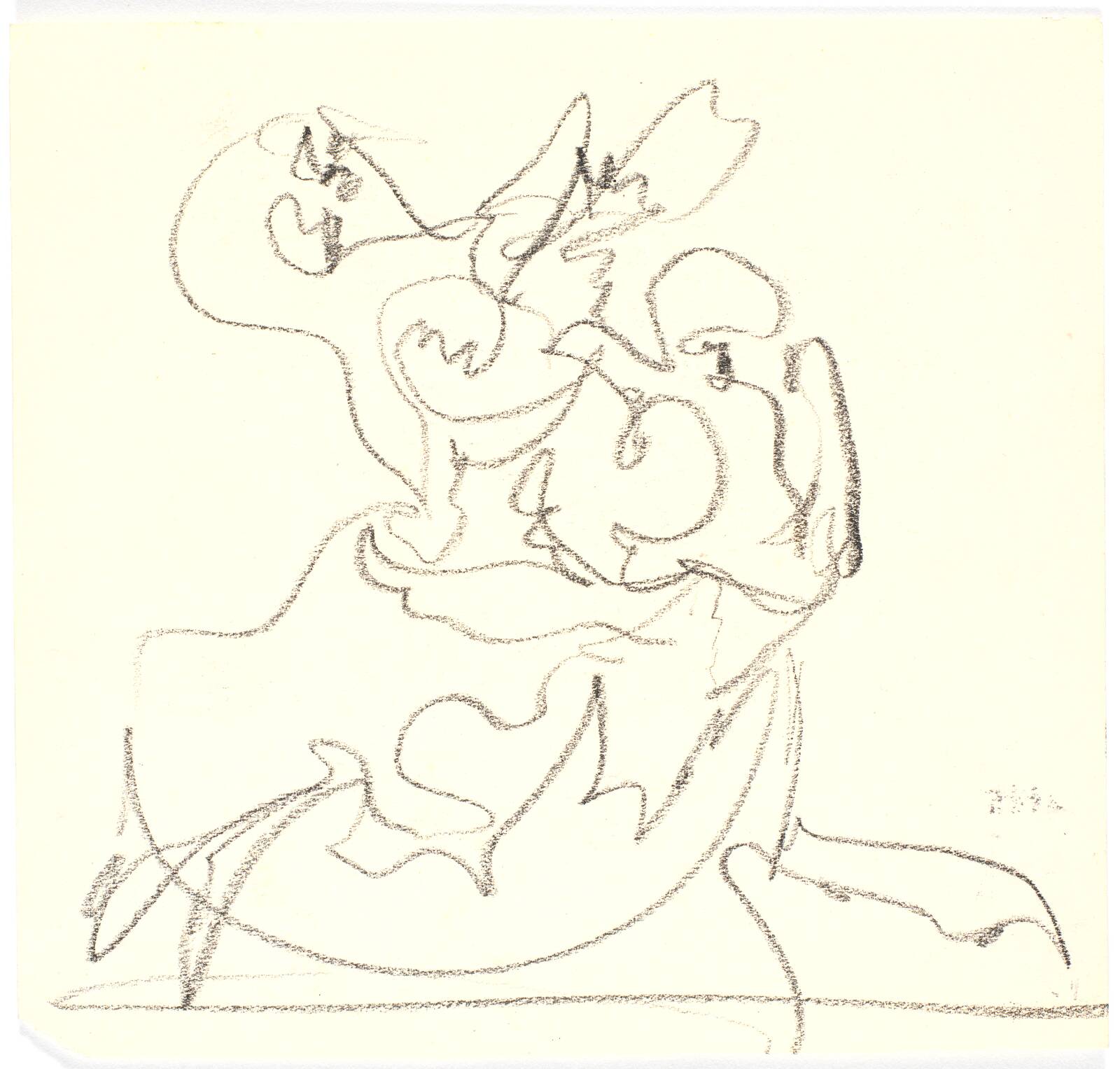 Mor-barn figur, Richard Mortensen, 1941-1944