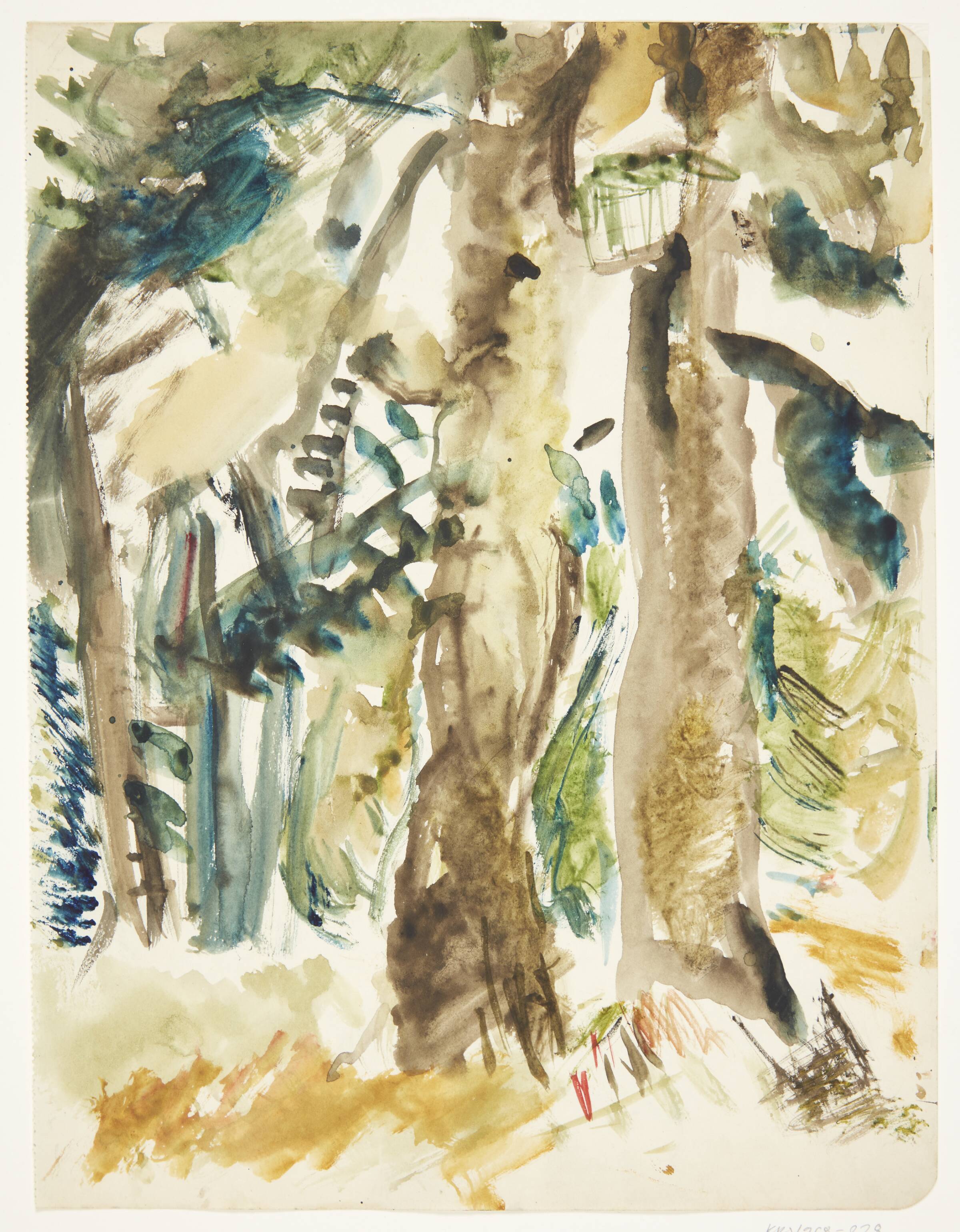 Skovbillede, Ebba Carstensen, 1900-1967