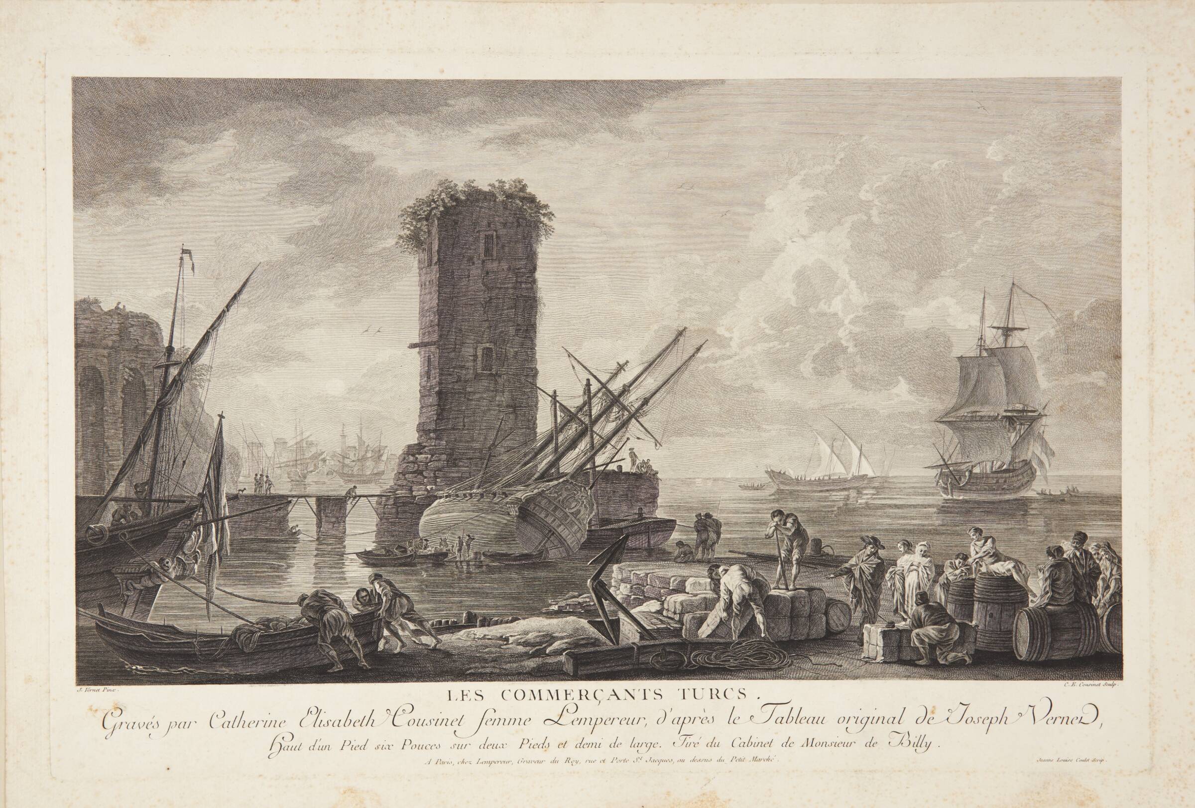 Les Commerçants Turcs, Catherine Élisabeth Lempereur, 1762