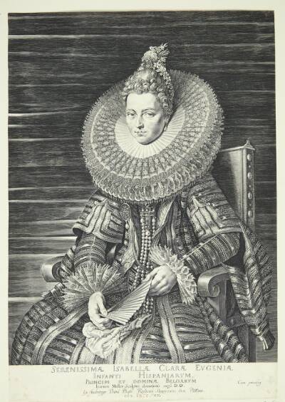 Portræt af Isabella Clara Eugenia