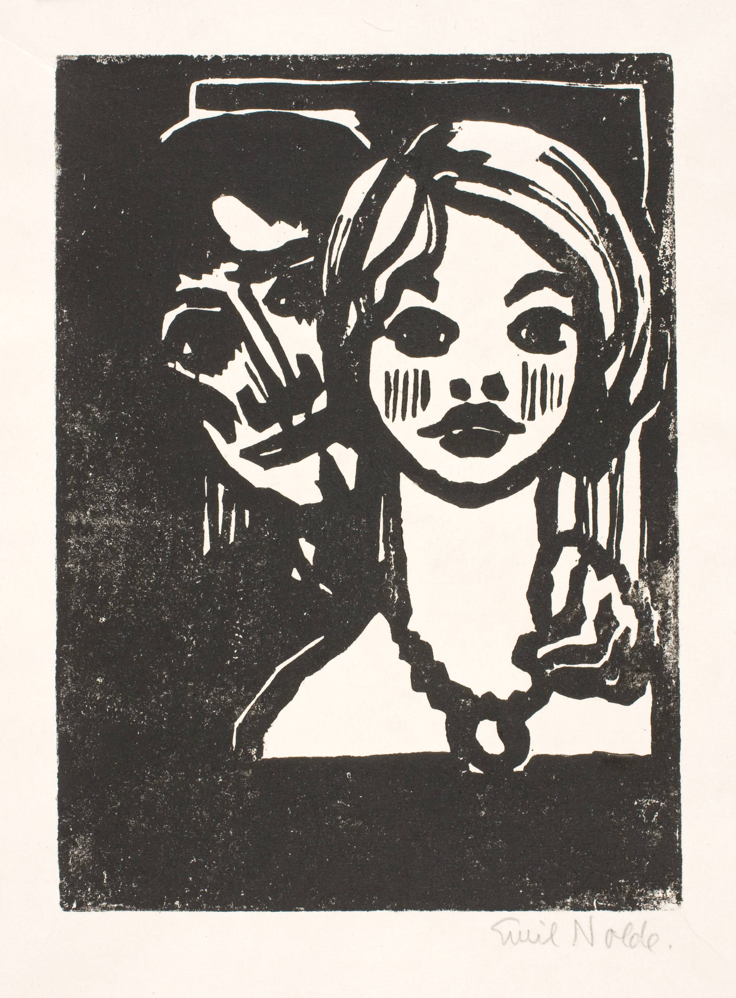 Mann und junges Mädchen, Emil Nolde, 1925