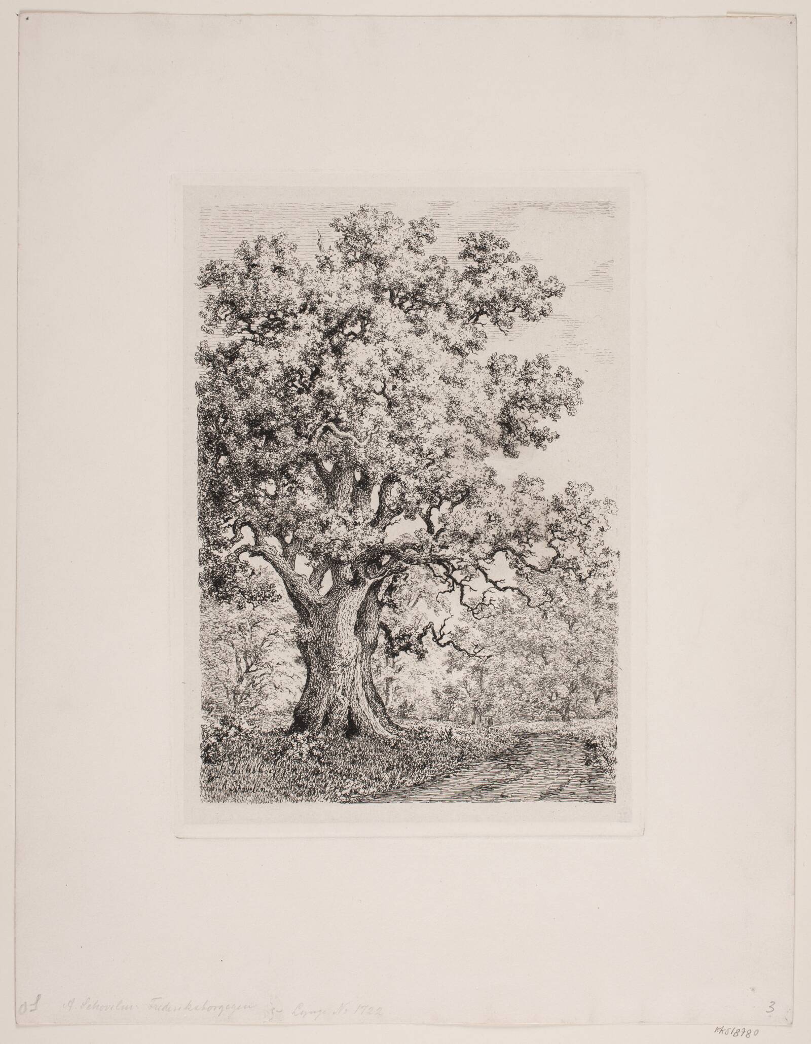 Frederiksborgegen, Axel Schovelin, 1880