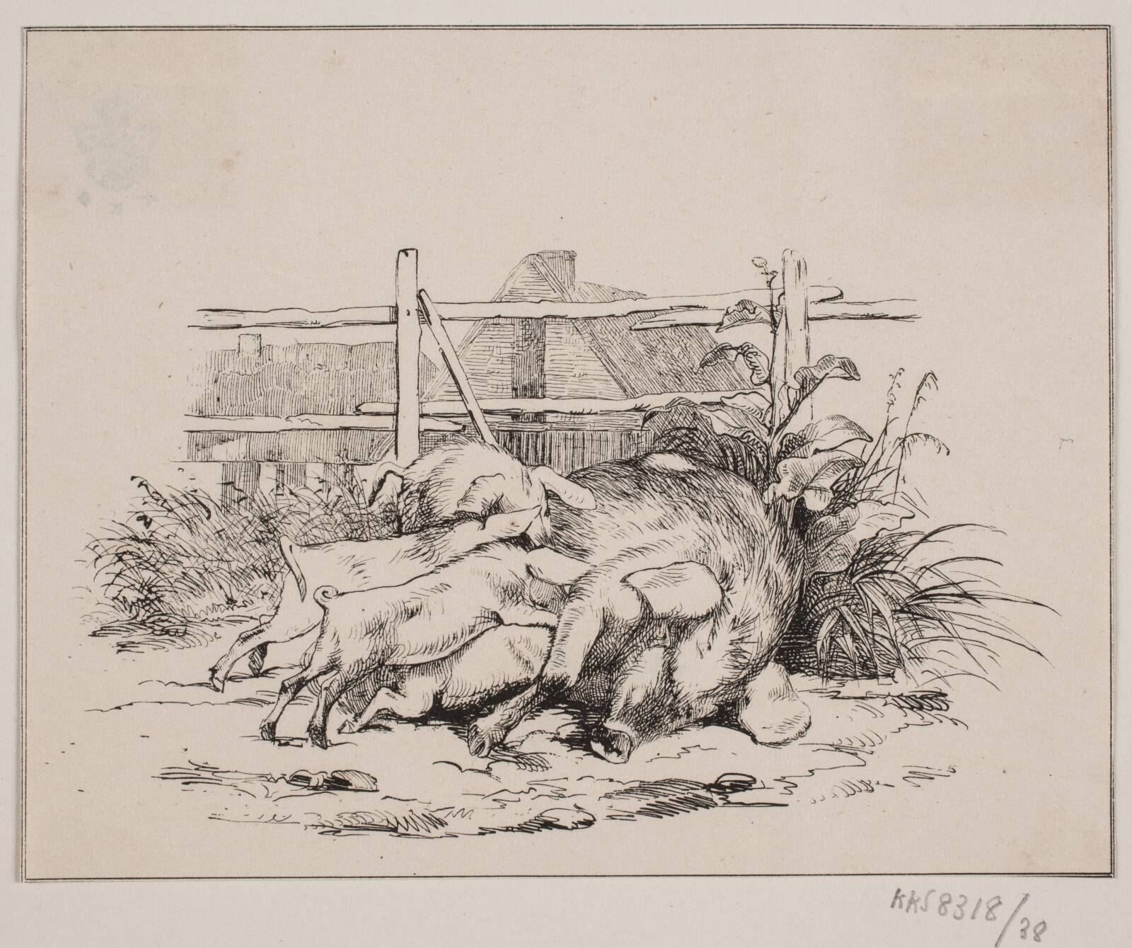 Grisene, Adolph Kittendorff, 1845