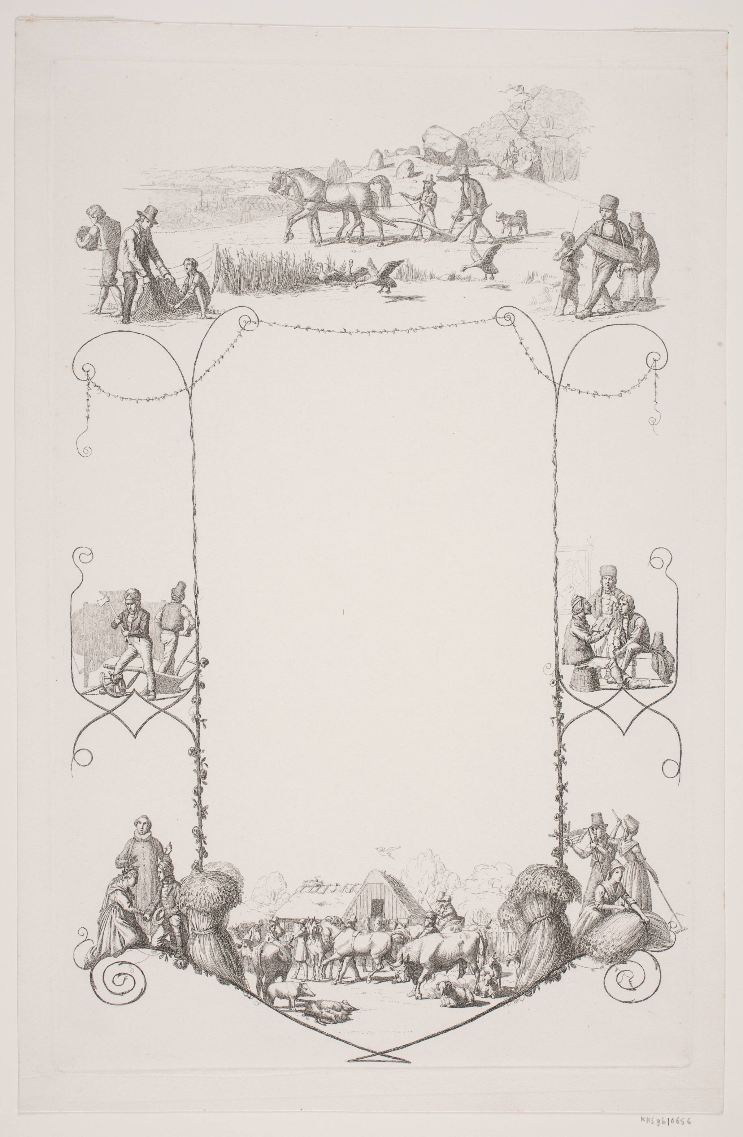Det Kongelige Landhusholdningsselskabs diplom, Jørgen V. Sonne, 1842
