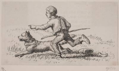 Illustration til "Hr. Mikkel", digt af Christian Richardt