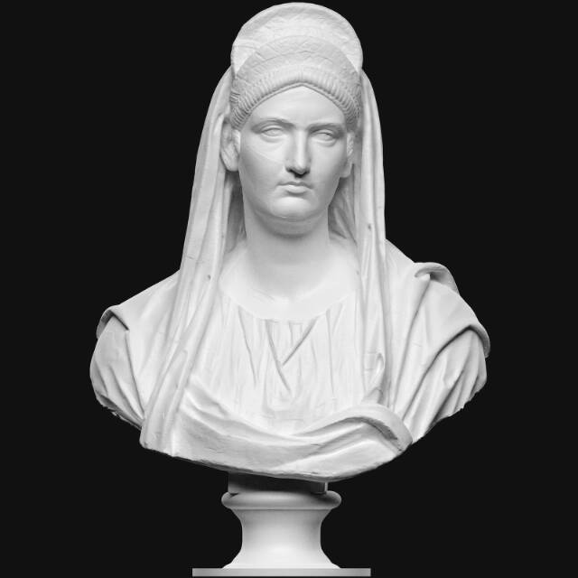 Portrait of Matidia, niece of Trajan 3D model by SMK, National Gallery of Denmark