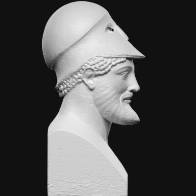 Hjelmklædt kriger, Miltiades