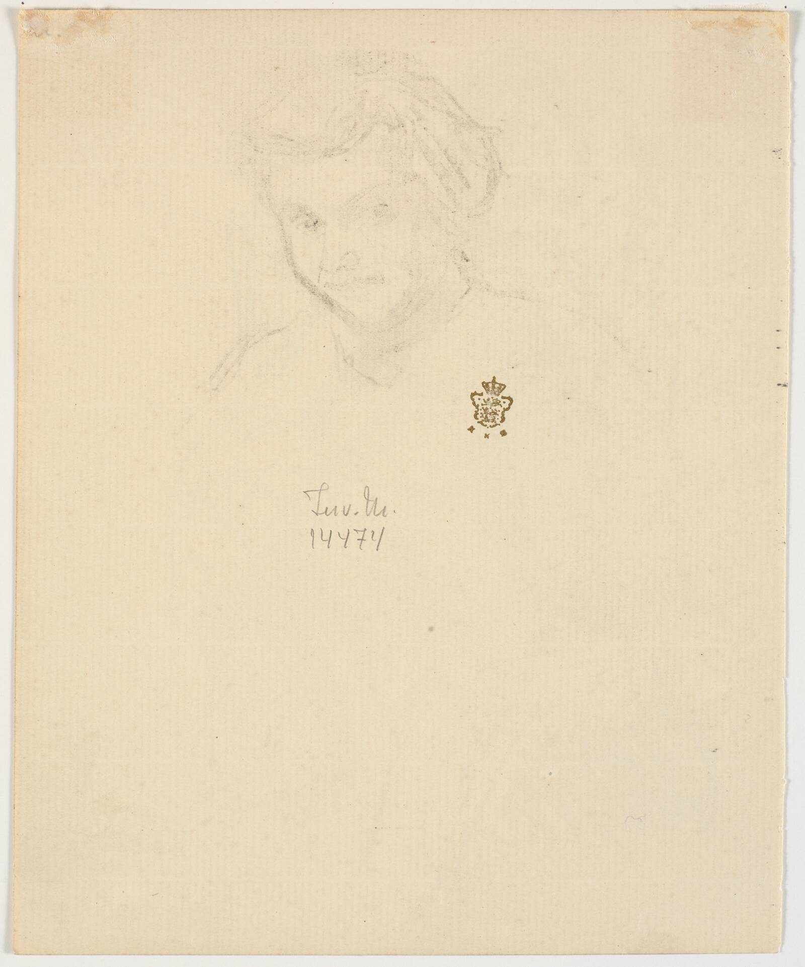 Portrætskitse, Ludvig Find, 1905
