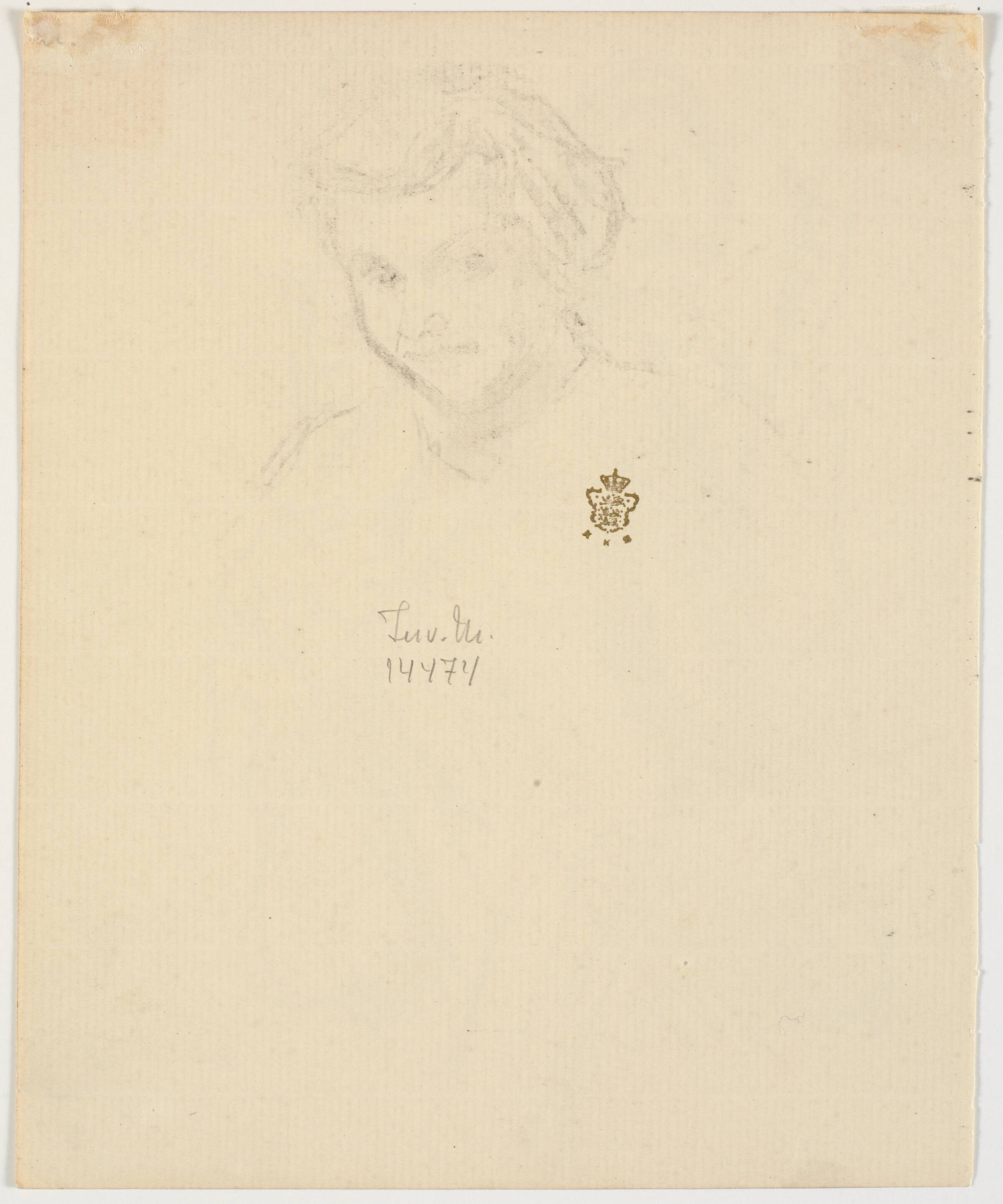 Portrætskitse, Ludvig Find, 1905