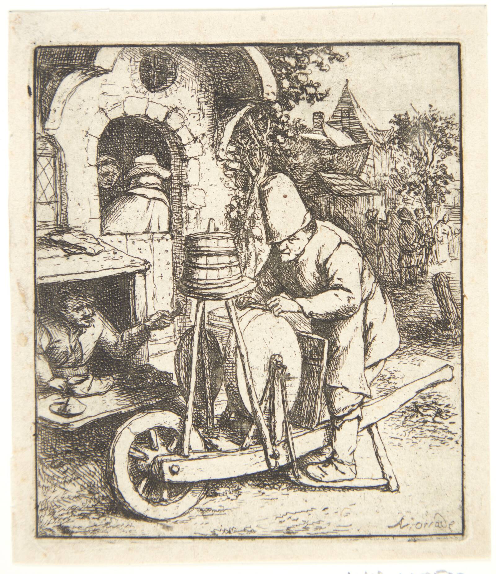 Skærsliberen, Adriaen van Ostade, 1650