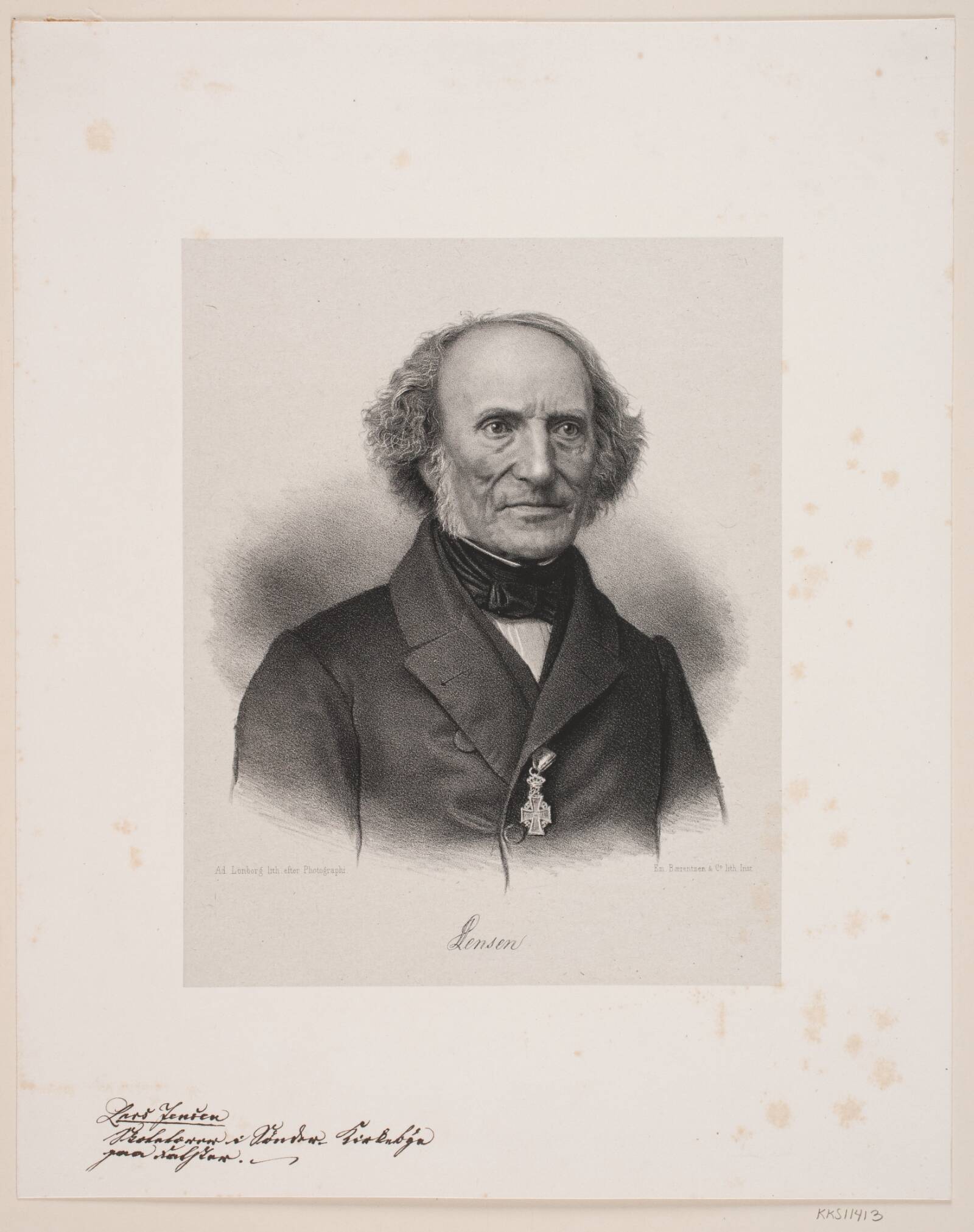 L. Jensen, Adolph Lønborg, 1863