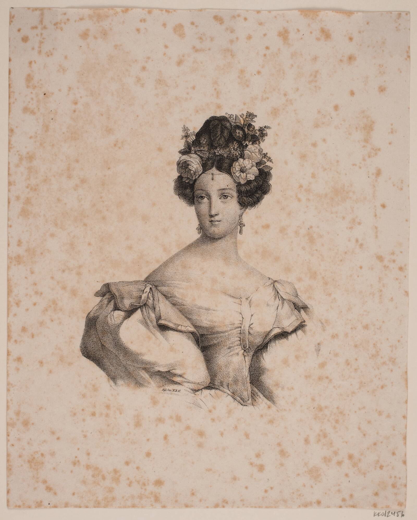 Ukendt dame, Ubekendt, 1820-1843