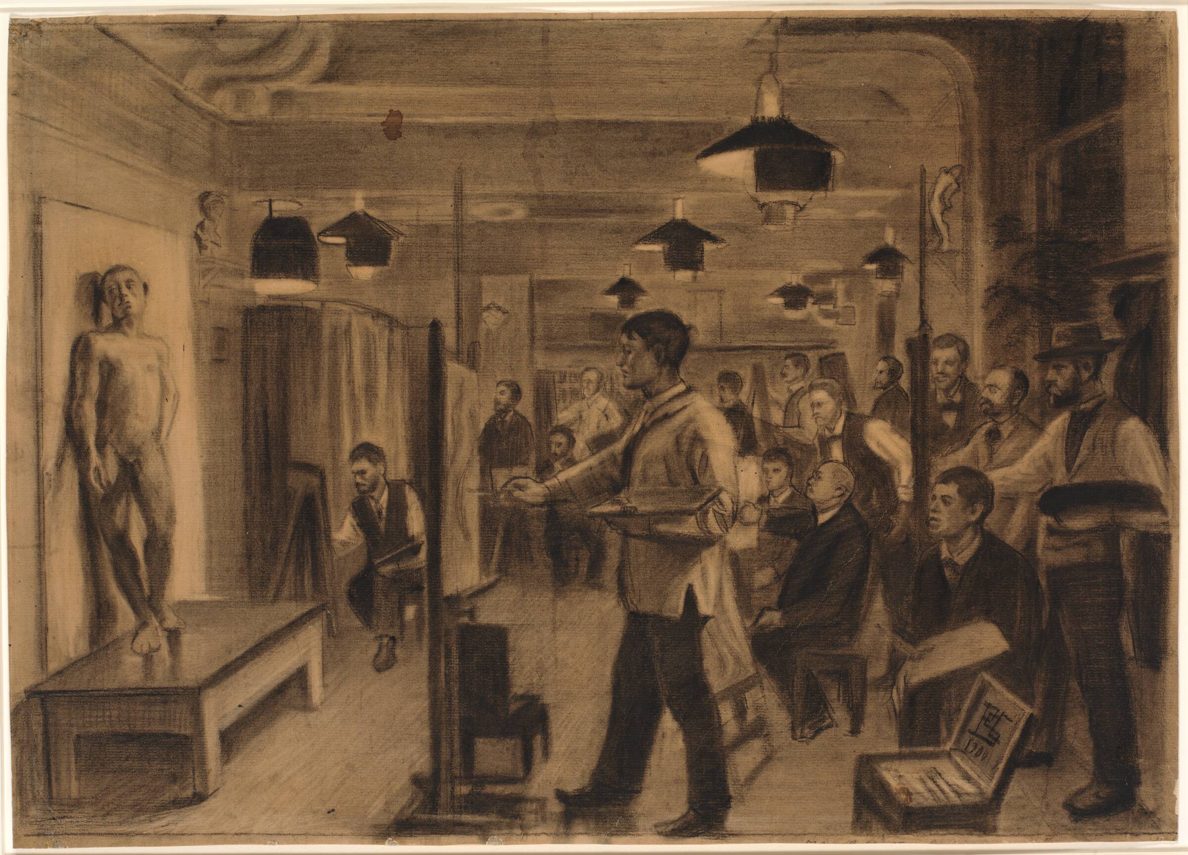 Zahrtmann's malerskole, Poul S. Christiansen, 1900