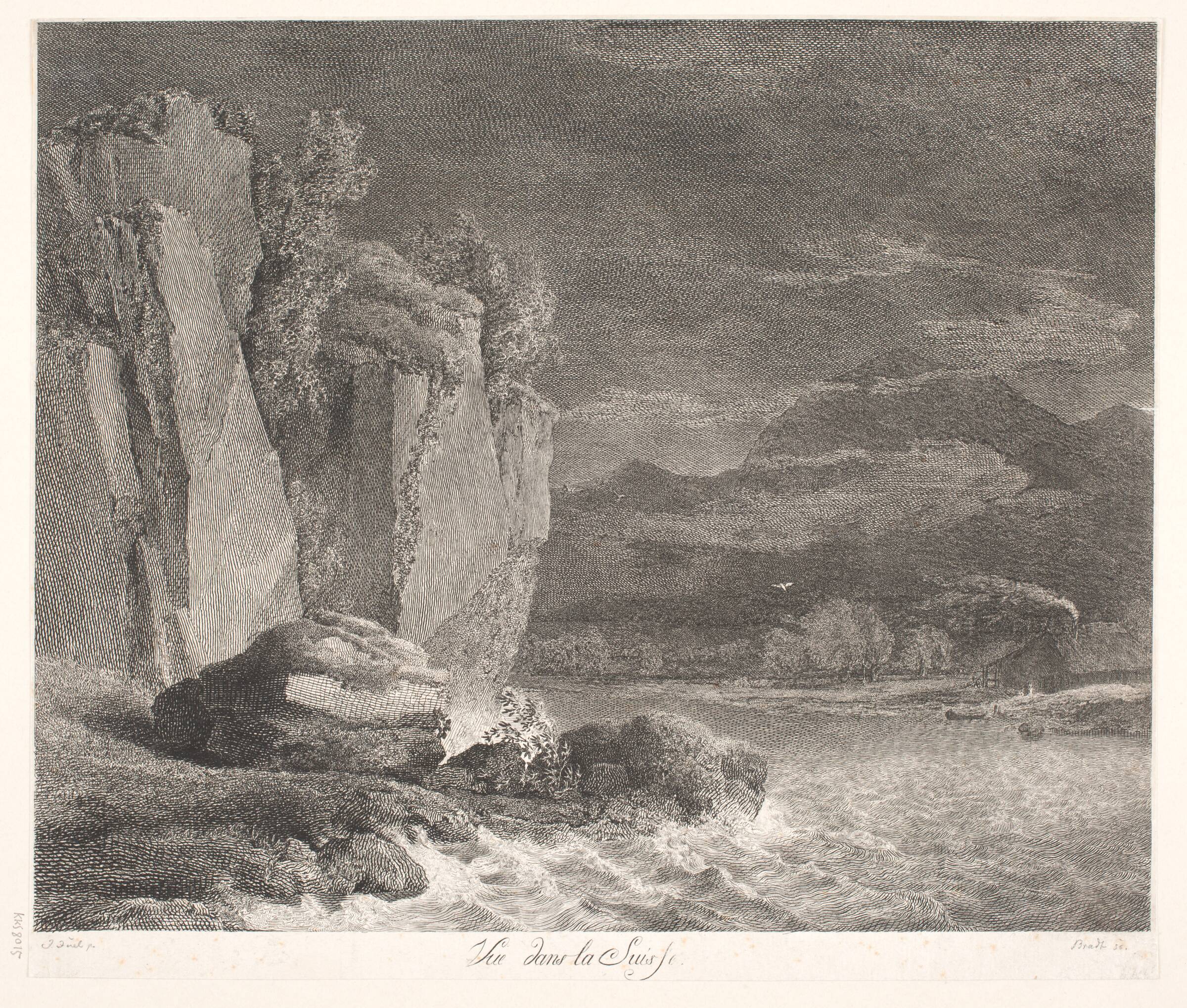 "Vue dans la Suisse", Georg Christian Schule, 1783