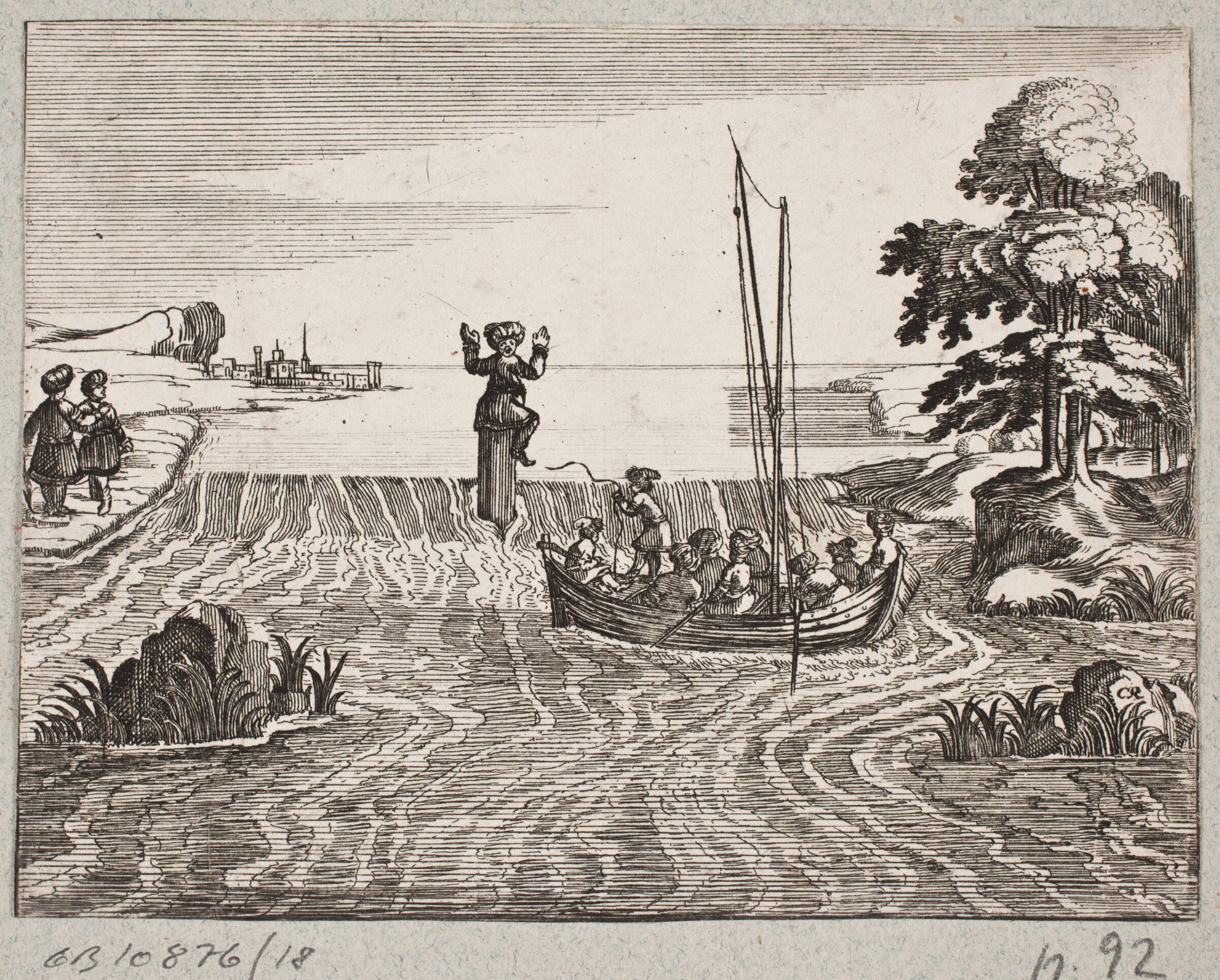 Illustration til Adam Olearius, “Persianischer Rosenthal von einem Sinnreichen Poeten Schich Saadi […]”, Schleswig 1660, Christian Rothgiesser, 1645
