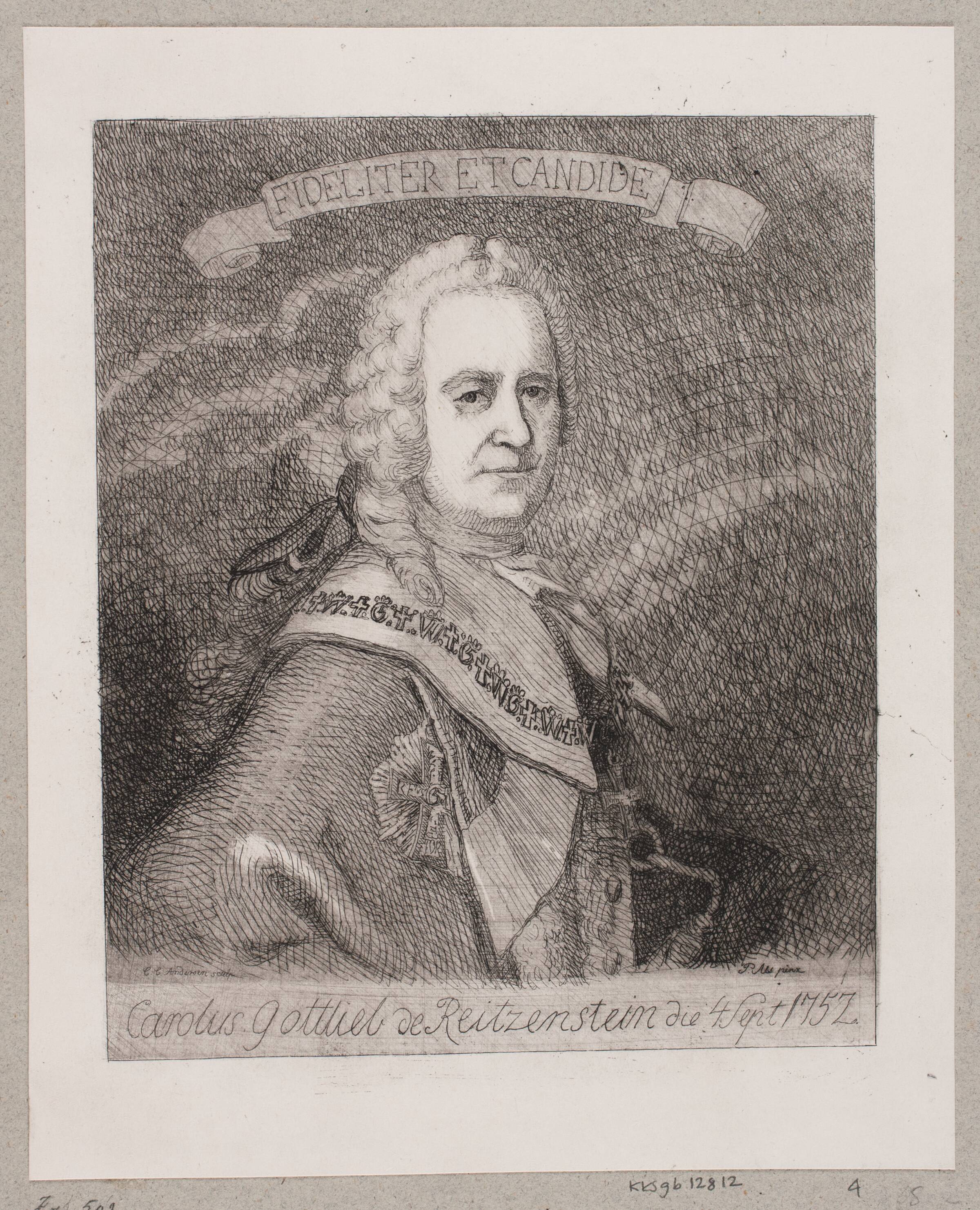 Carl Gottlieb von Reitzenstein, C.C. Andersen, 1870-1882