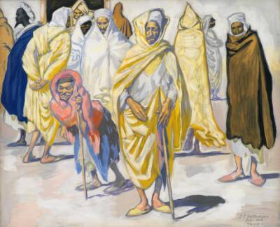 Arabere. Tiggerkvinden Votma. Tunis, J.F. Willumsen, 1914