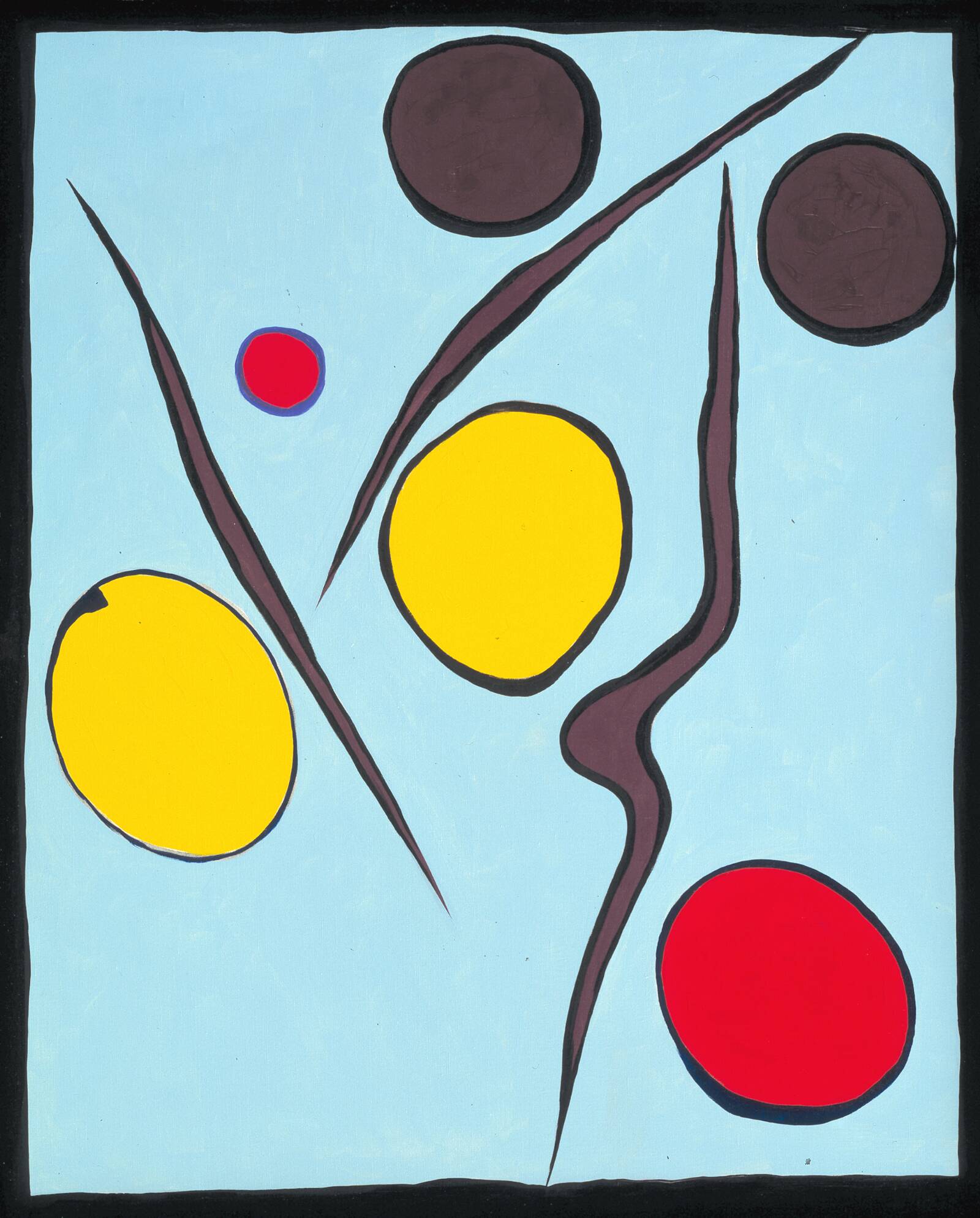 Tre ål, Richard Mortensen, 1970