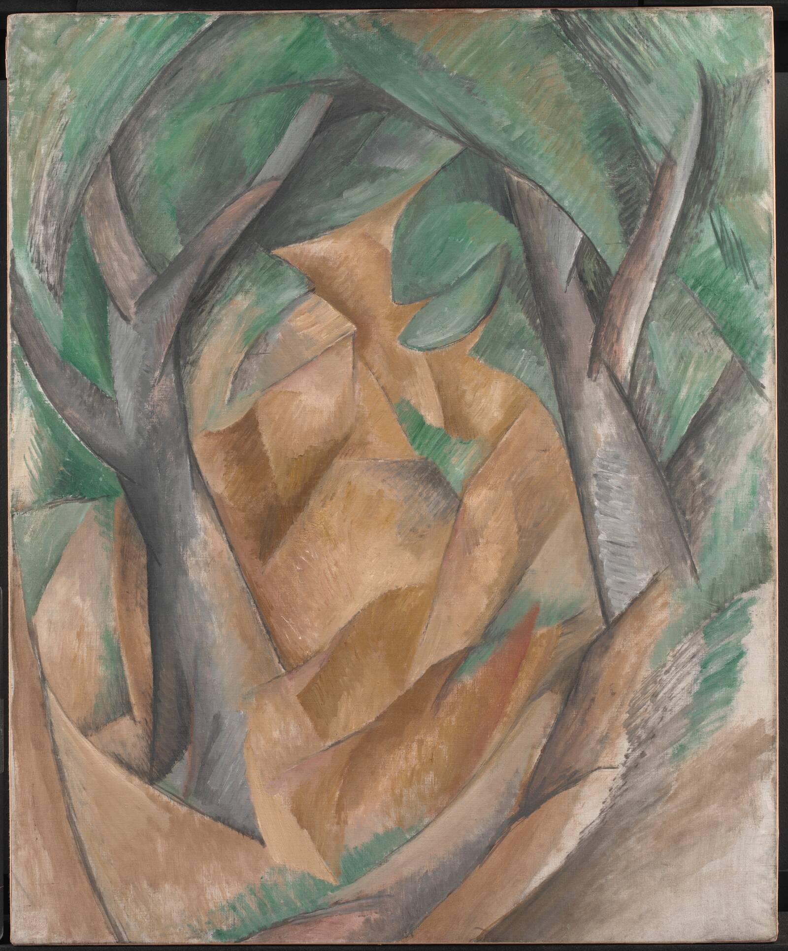 Træerne, Georges Braque, 1908