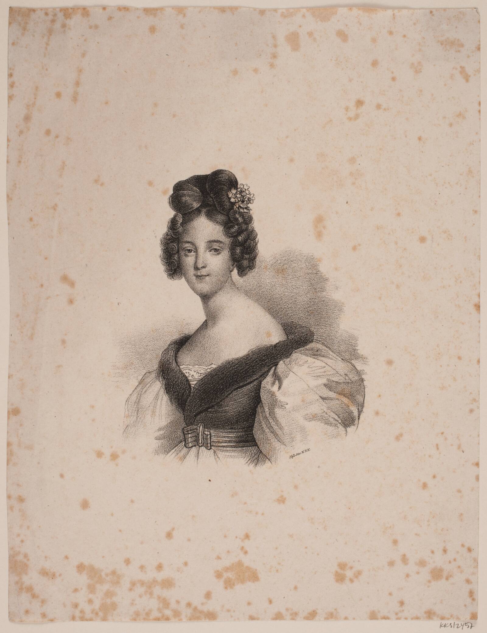 Ukendt dame, Ubekendt, 1820-1843