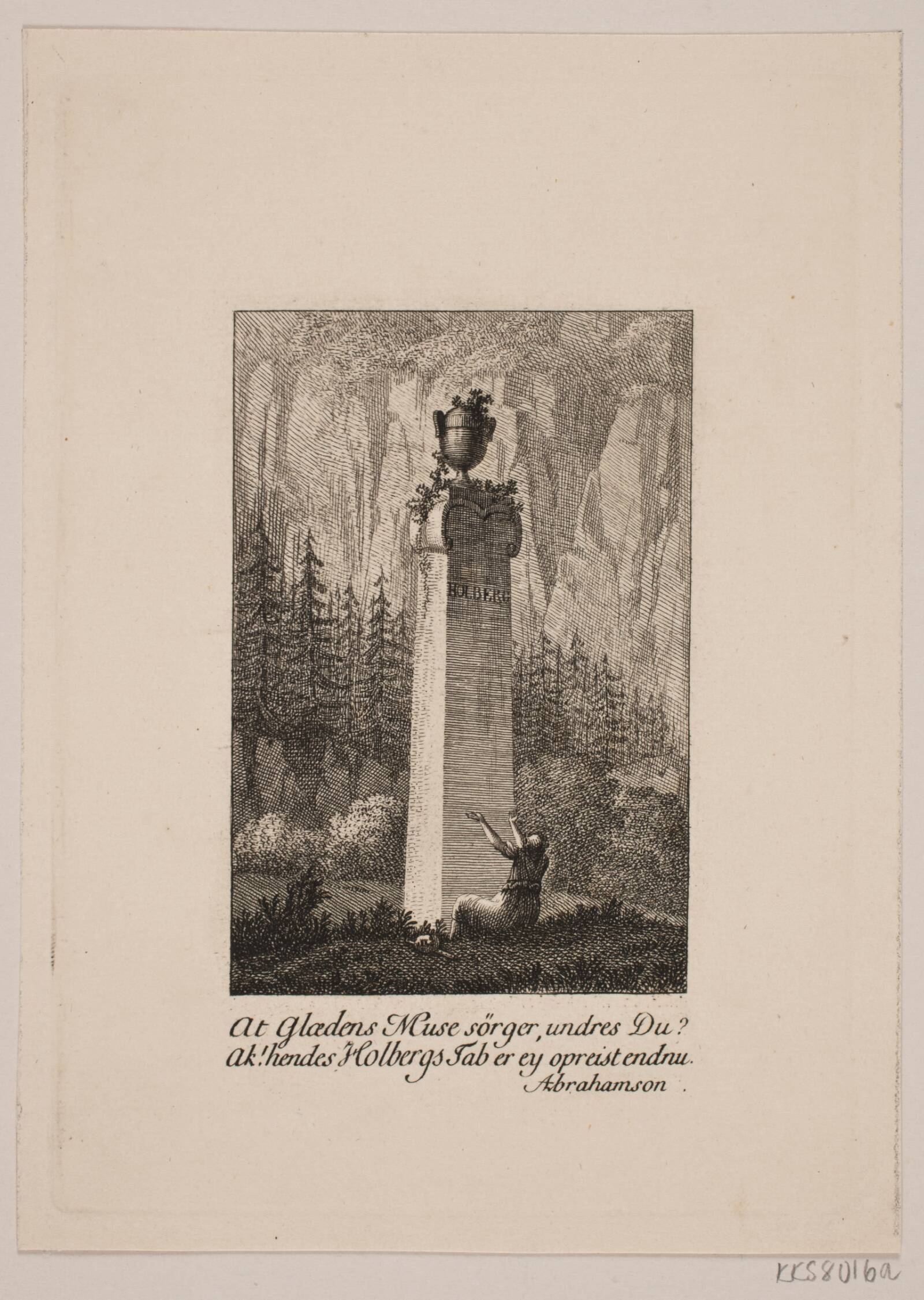 Holbergs Minde, Bradt, F.L., 1784