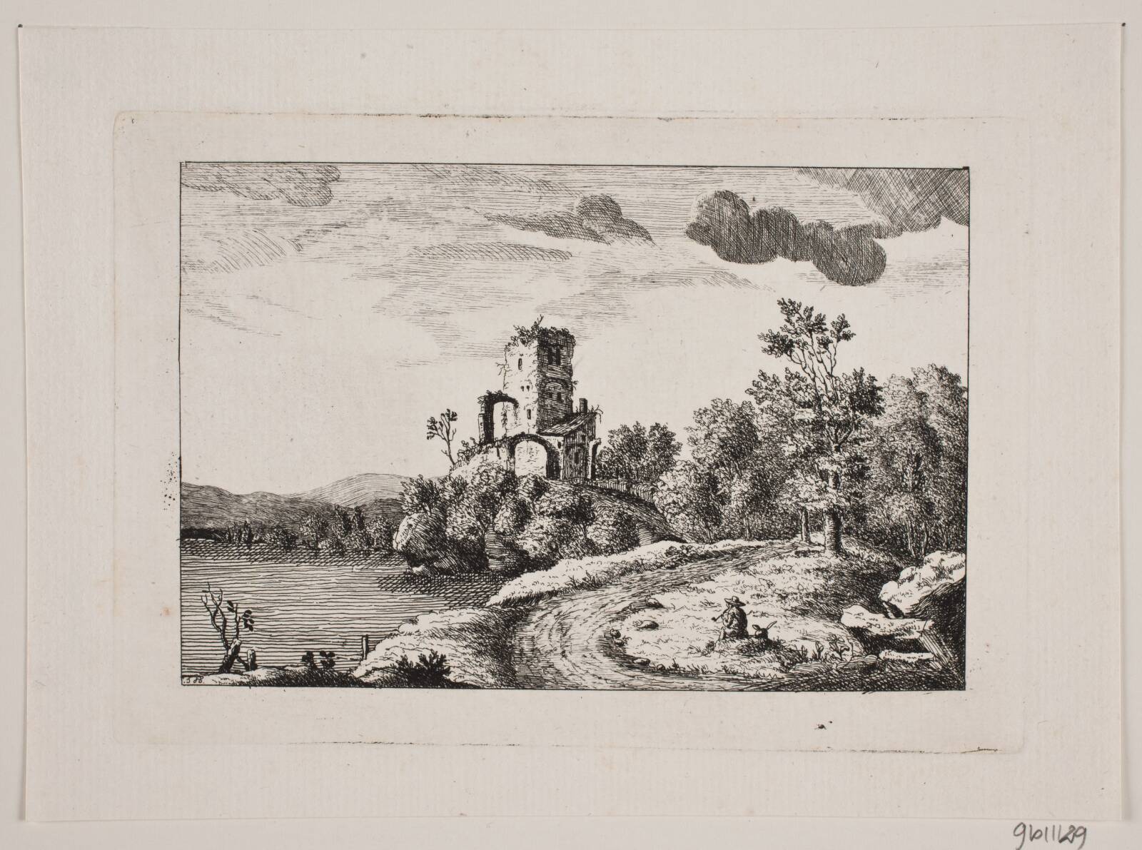 Landskab, Johan Bülow, 1751-1828