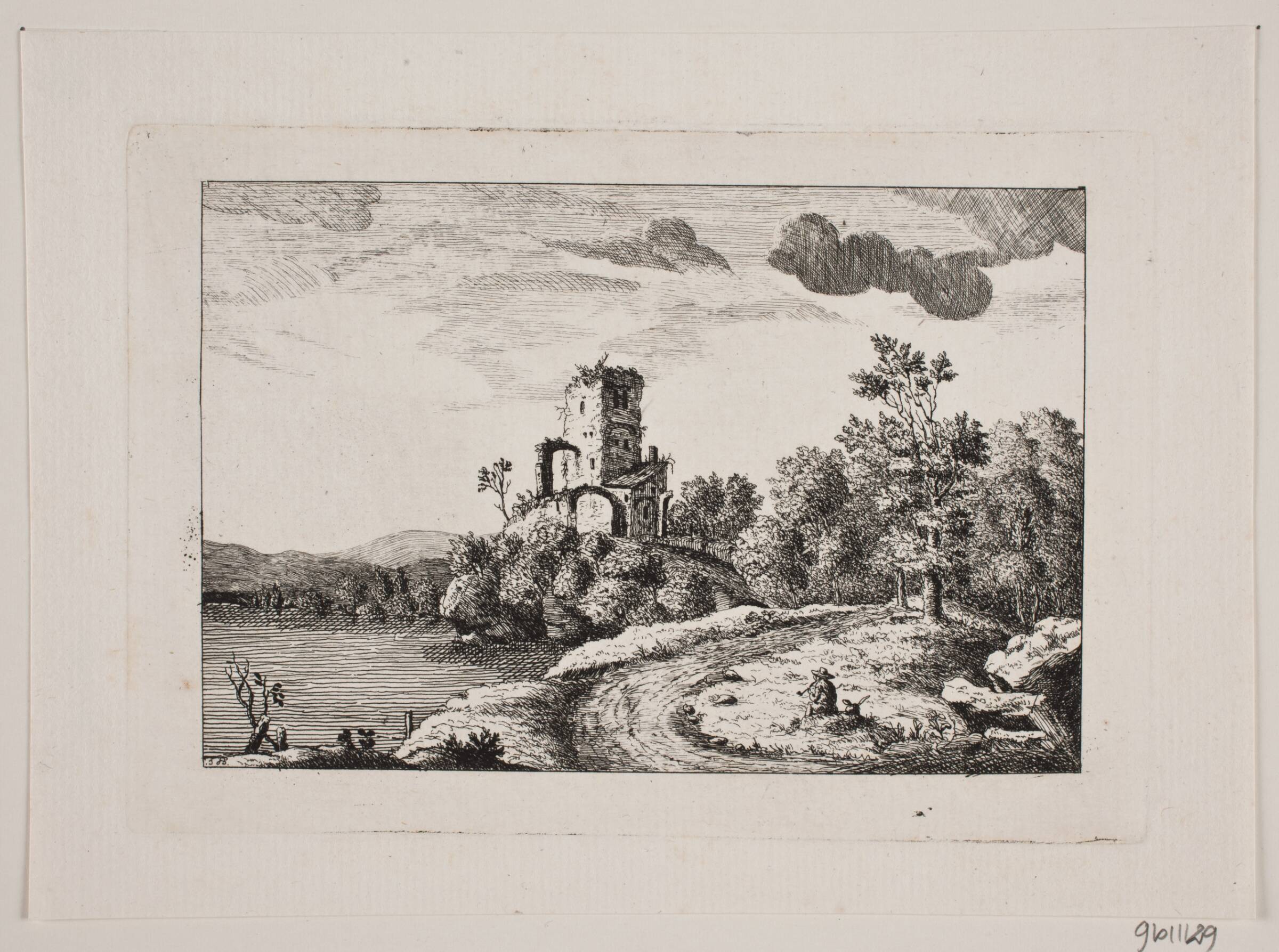 Landskab, Johan Bülow, 1751-1828
