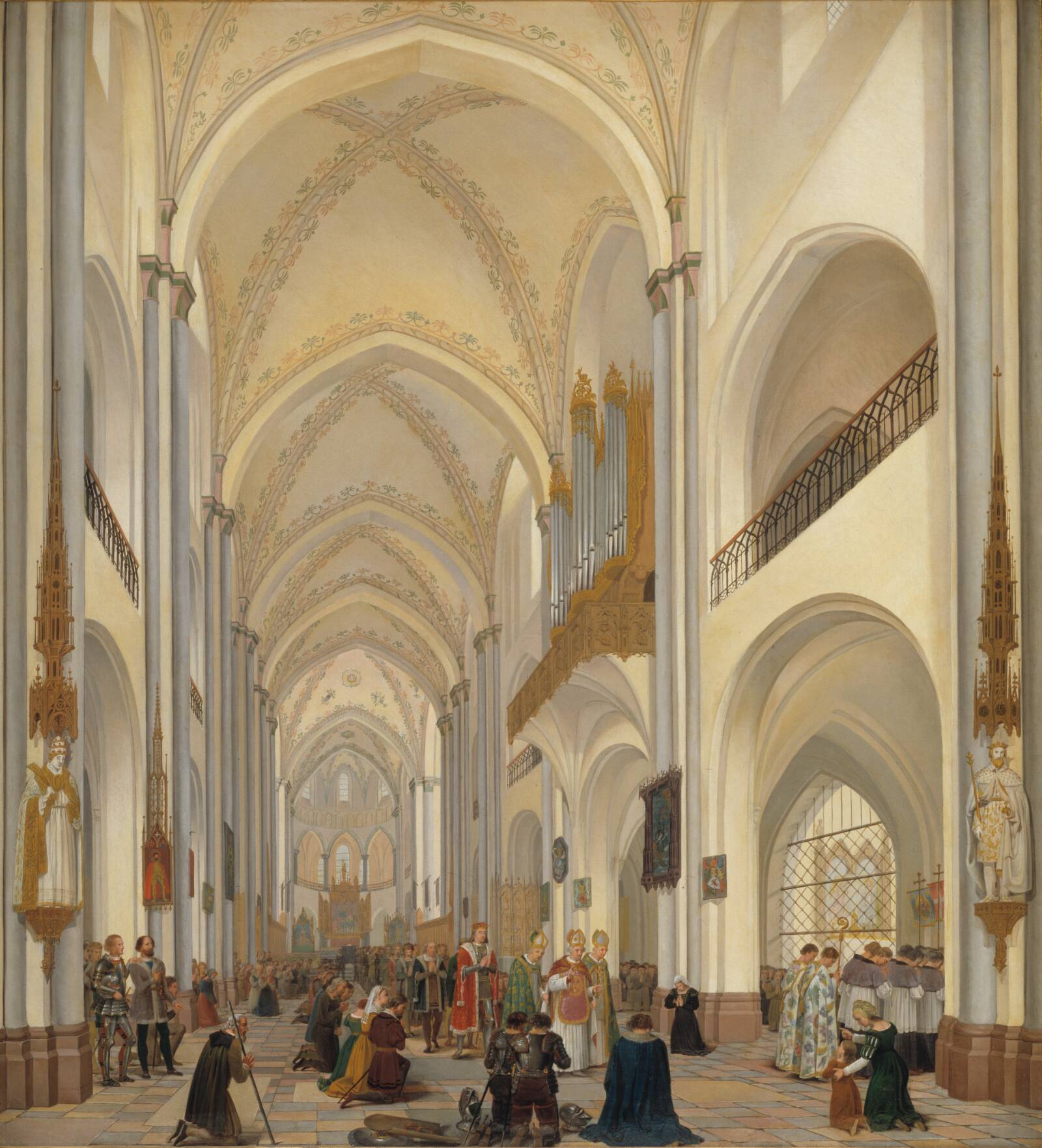 Det indre af Roskilde Domkirke, Ditlev Martens, 1824