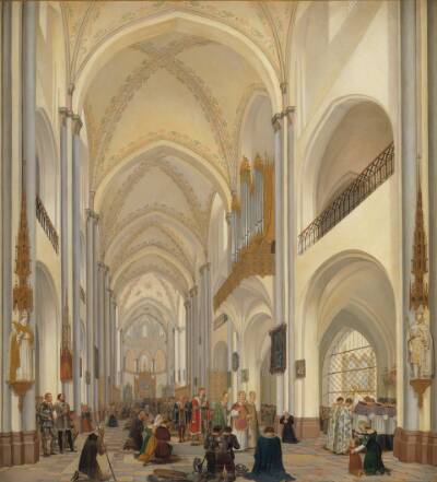 Det indre af Roskilde Domkirke