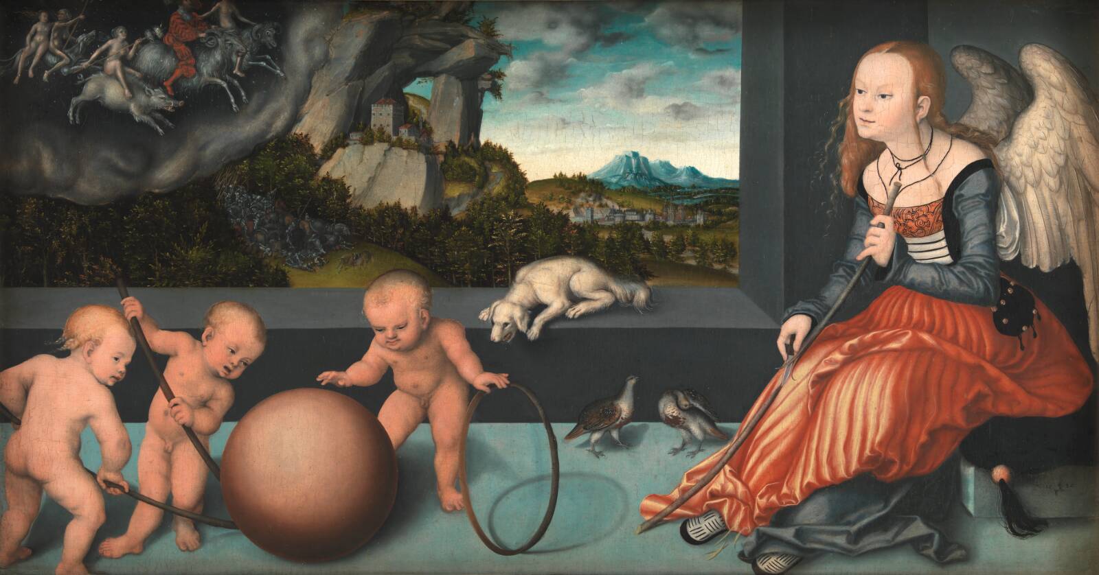 Melankolien, Lucas Cranach, 1532