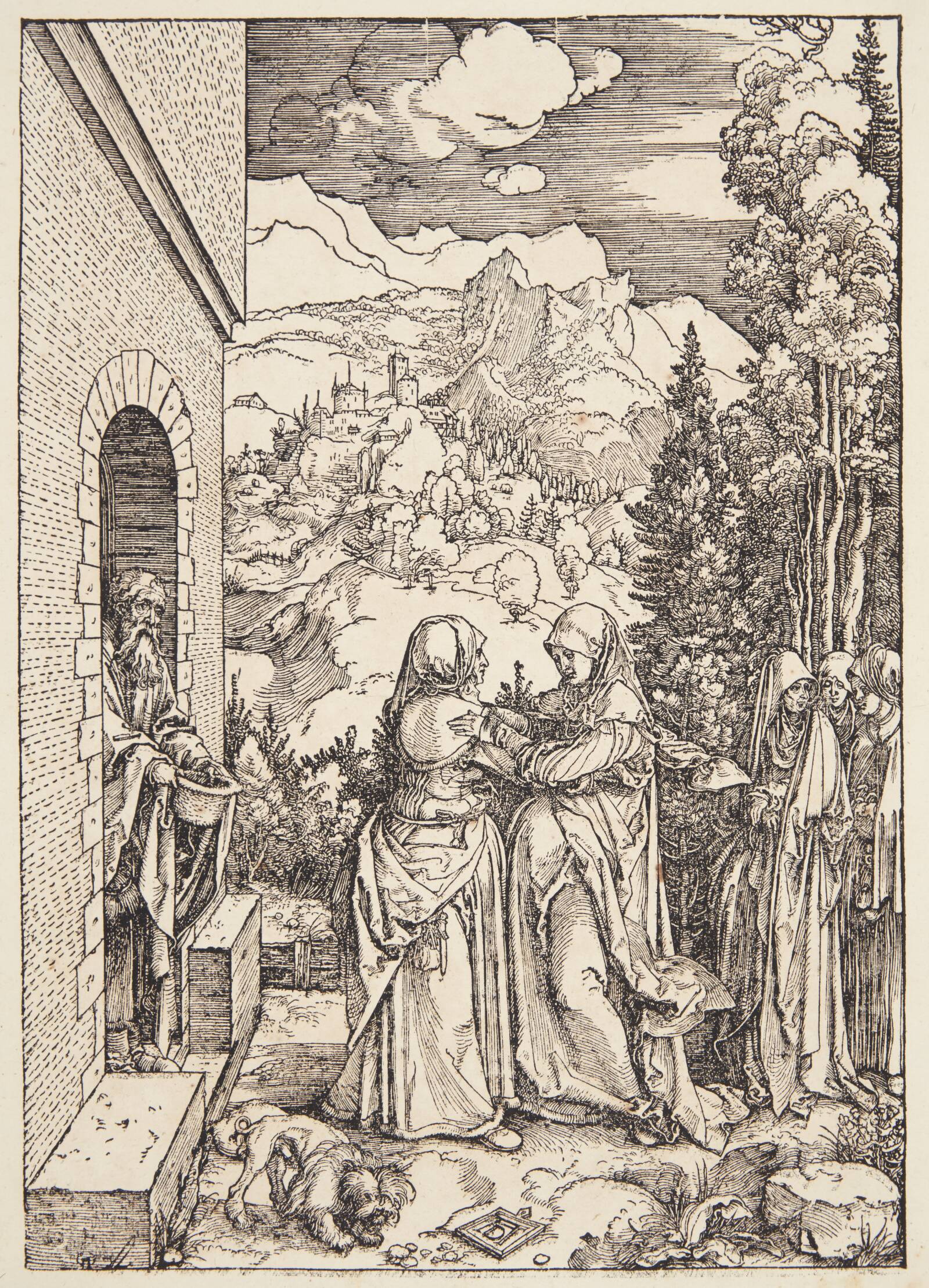 Besøgelsen, Albrecht Dürer, 1503-1504