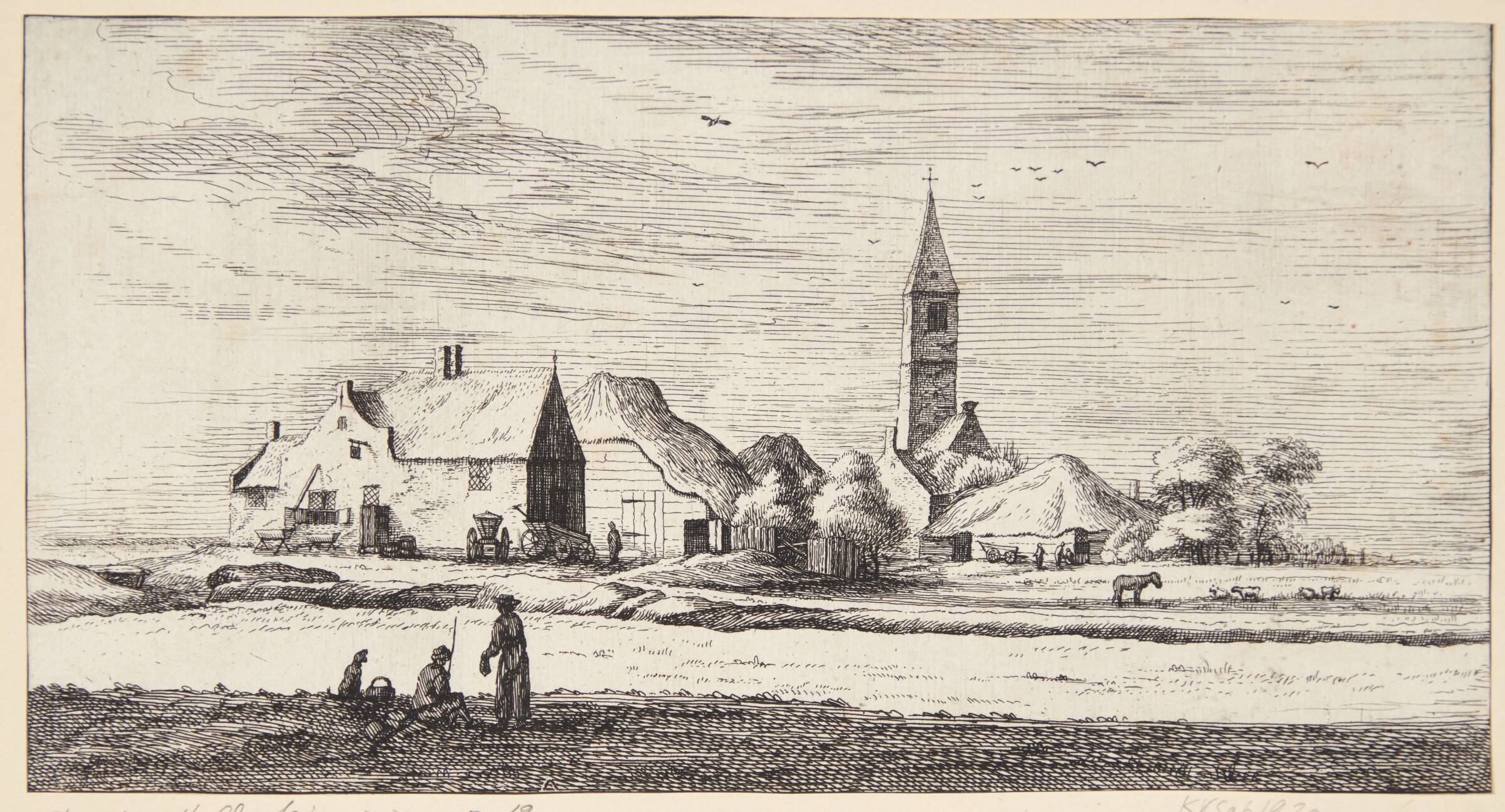 Udsigt mod Spaarnwoude, Geertruyt Roghman, 1625-1657