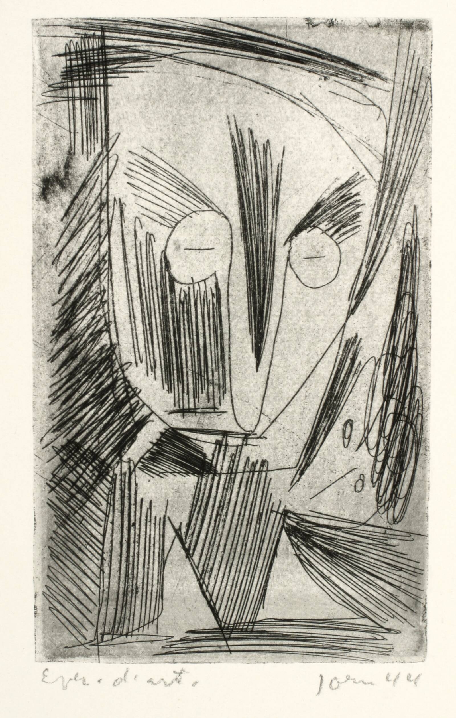 Dépression soutenue, Asger Jorn, 1944