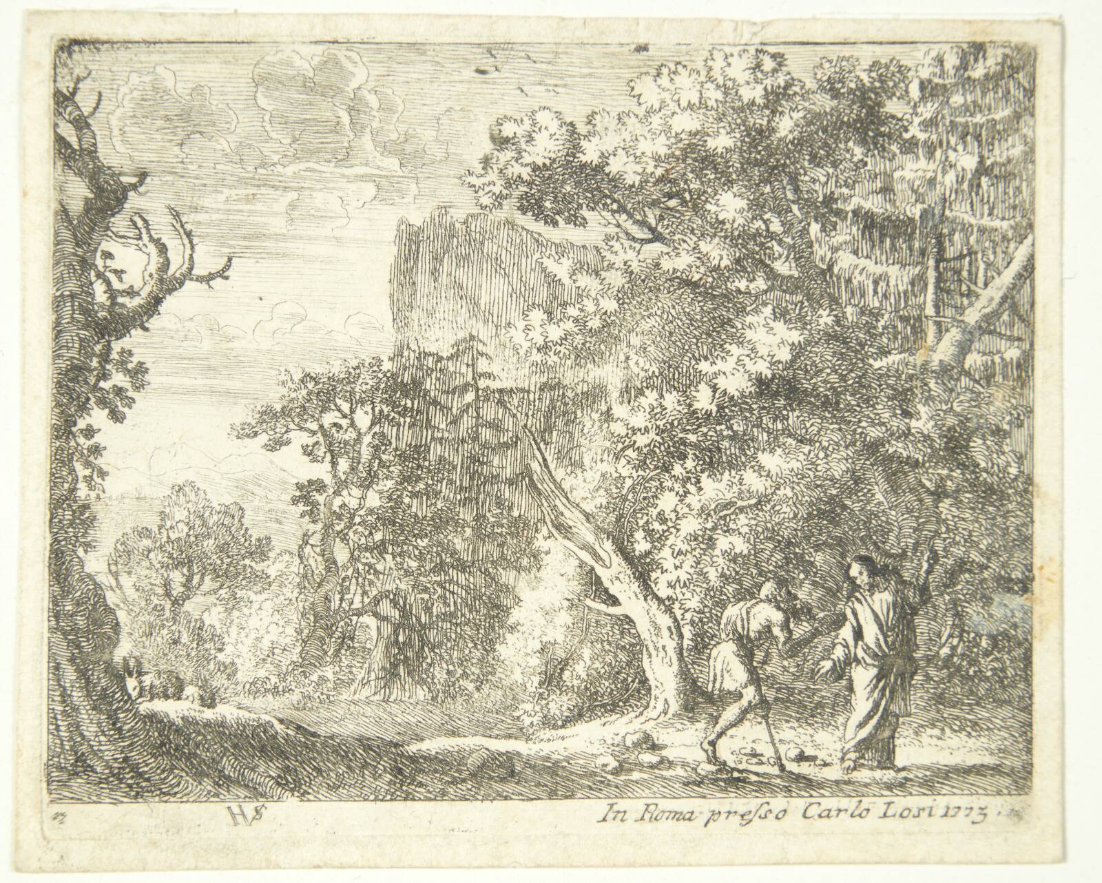 Jesu fristelse, Herman van Swanevelt, 1603-1655